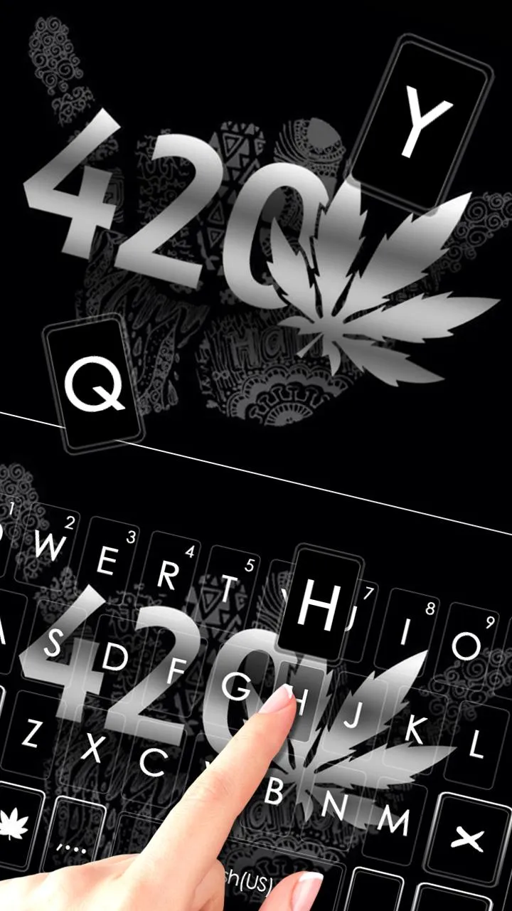 Metal Weed 420 Keyboard Theme | Indus Appstore | Screenshot