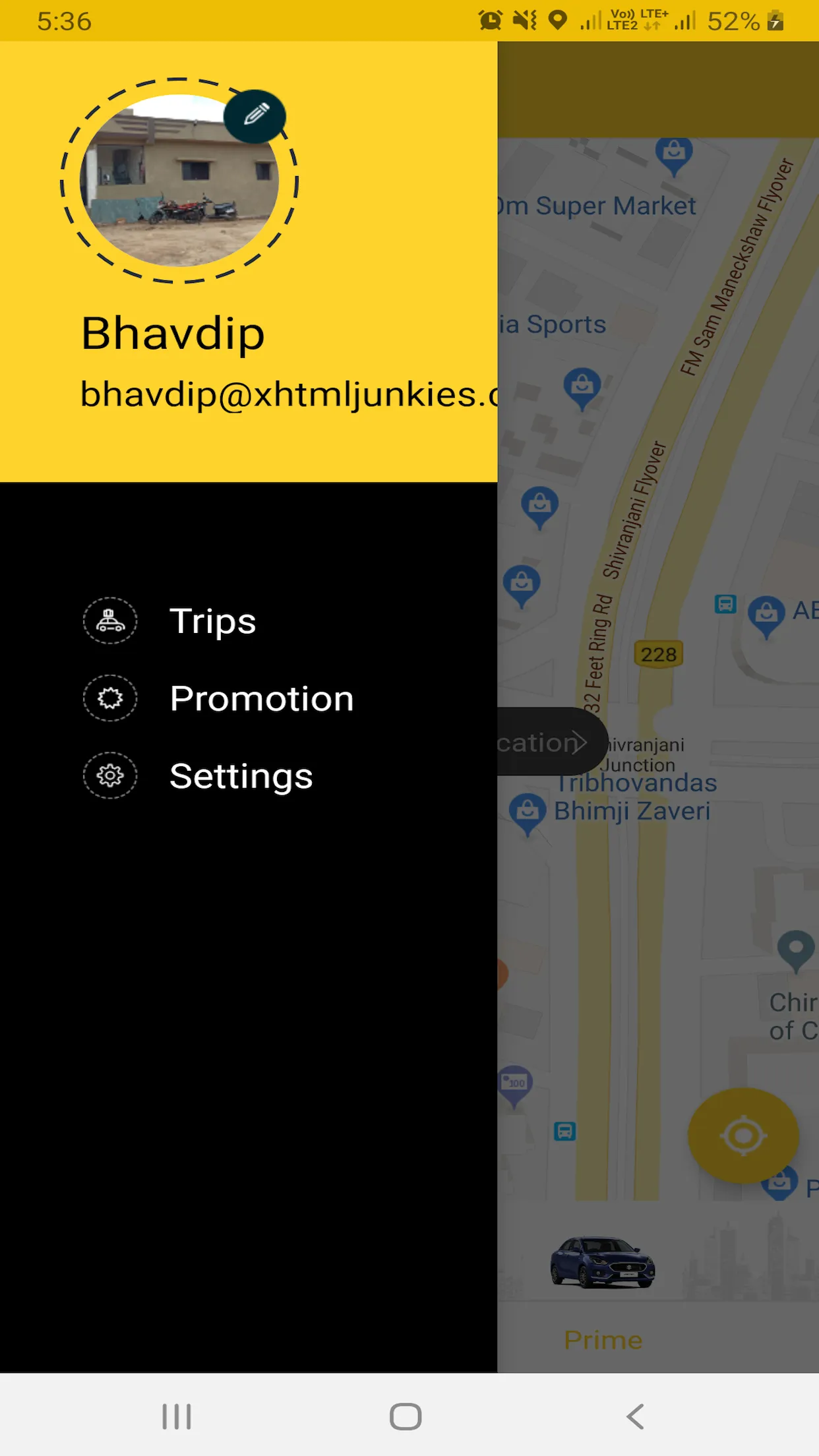 CabKing - Request a Ride | Indus Appstore | Screenshot