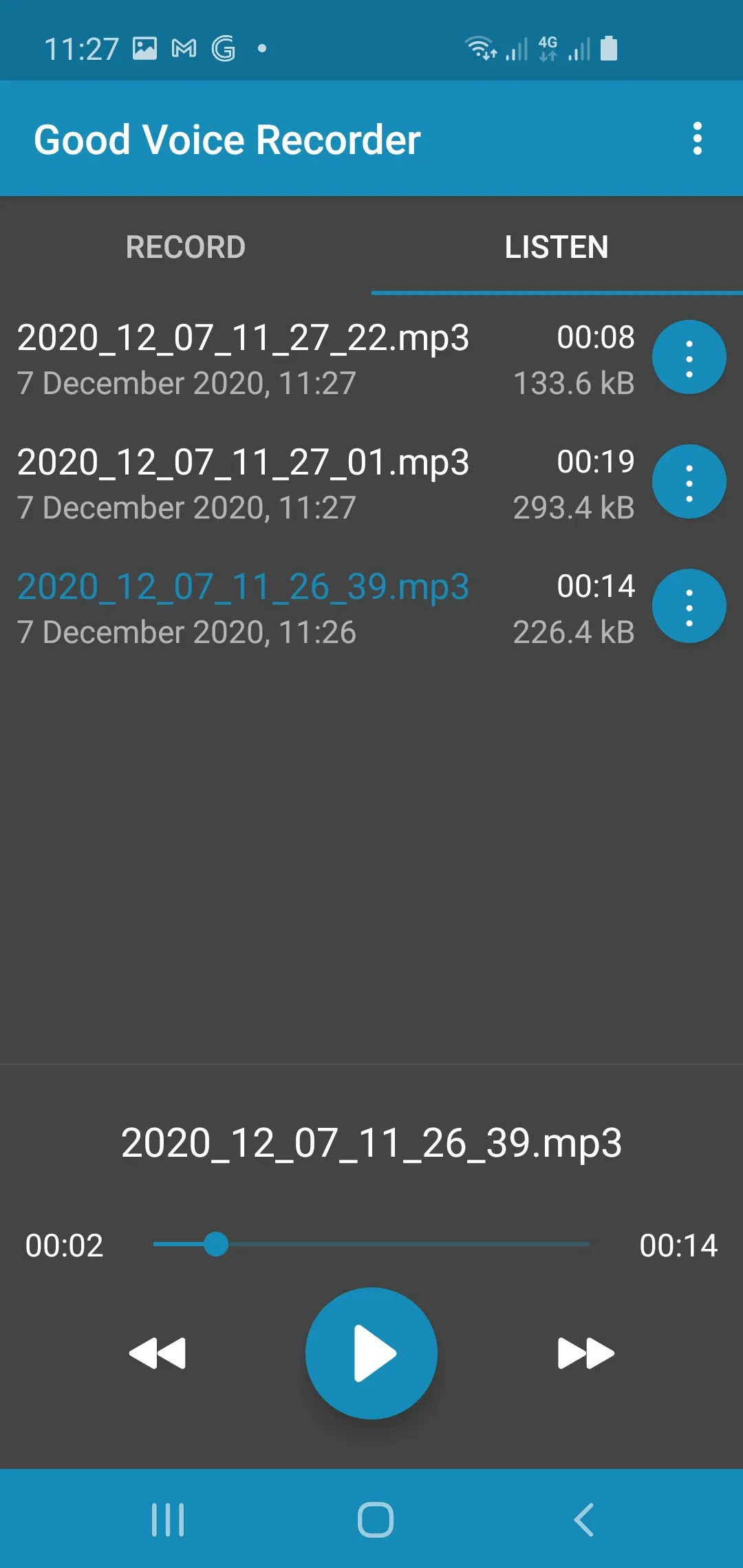 Good Voice Recorder | Indus Appstore | Screenshot