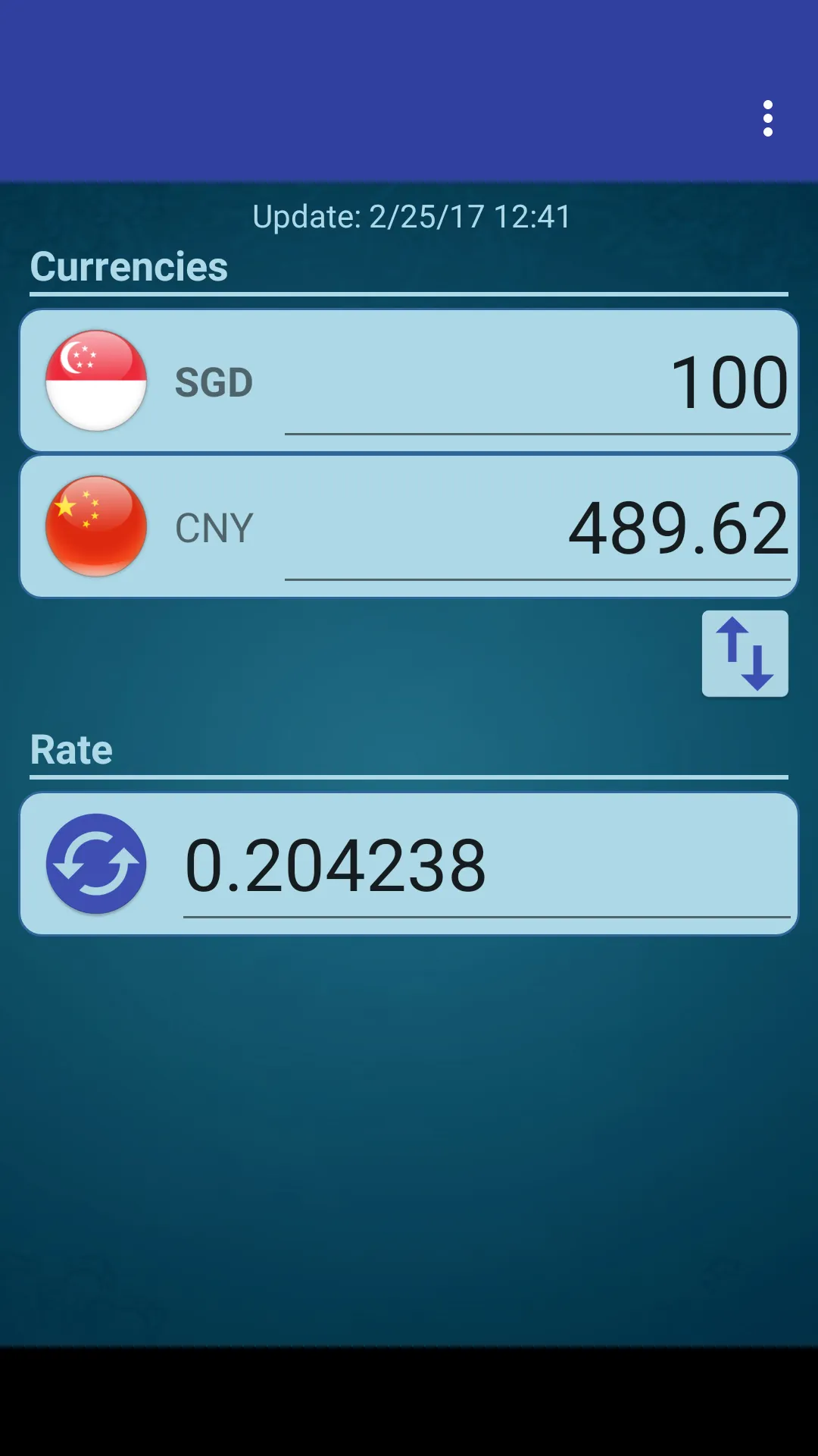 CHN Yuan x Singapore Dollar | Indus Appstore | Screenshot