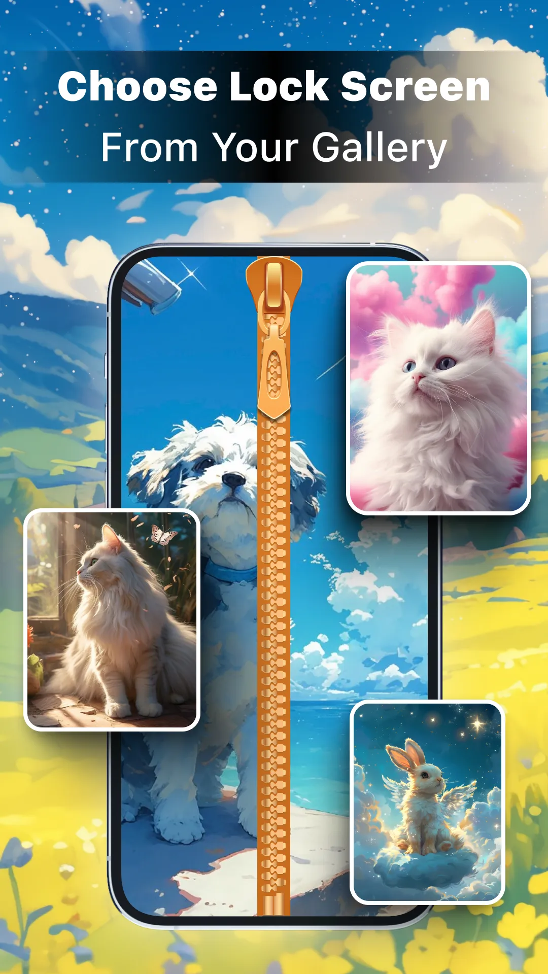 Zipper Lock Screen - Zip Lock | Indus Appstore | Screenshot