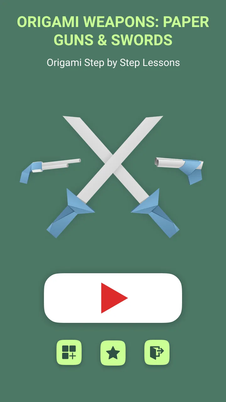 Origami Weapons Instructions | Indus Appstore | Screenshot