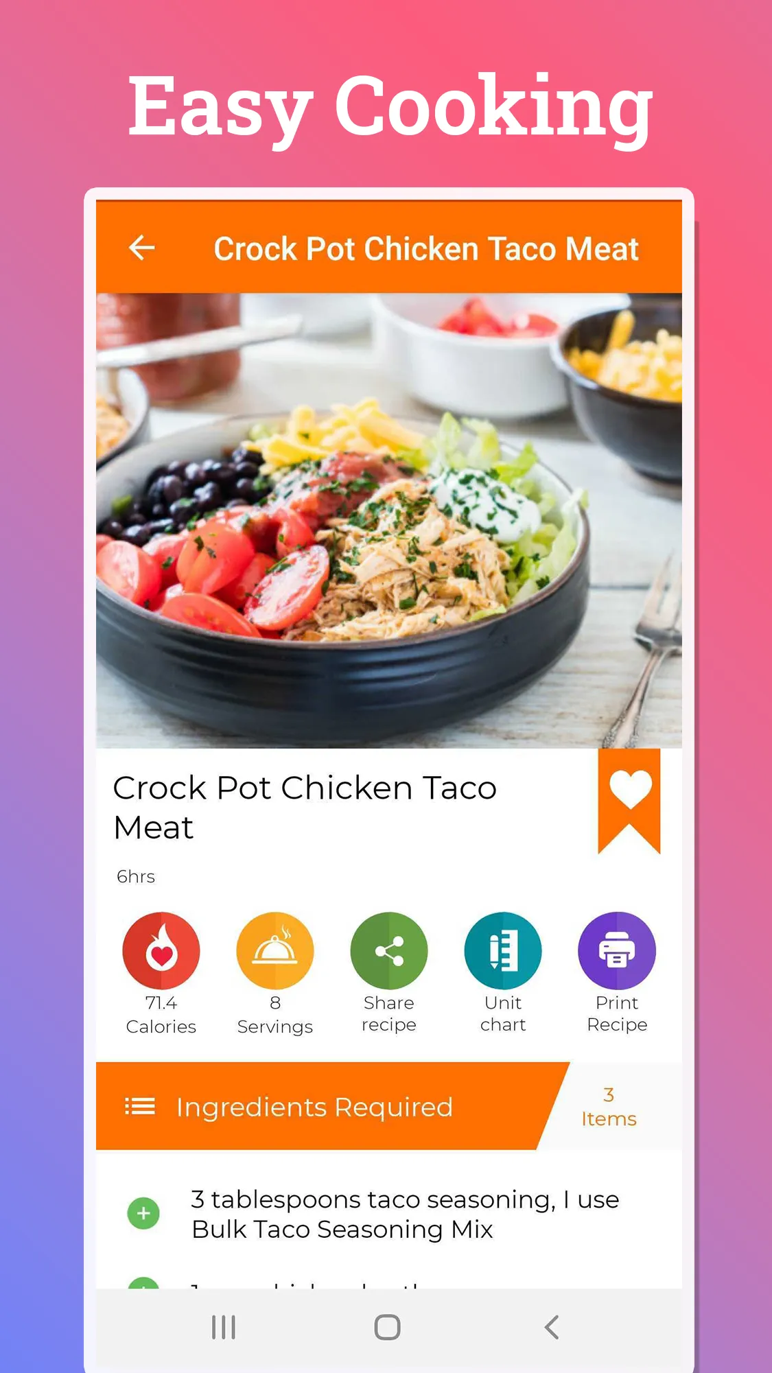 Daily Recipes Cook Book | Indus Appstore | Screenshot