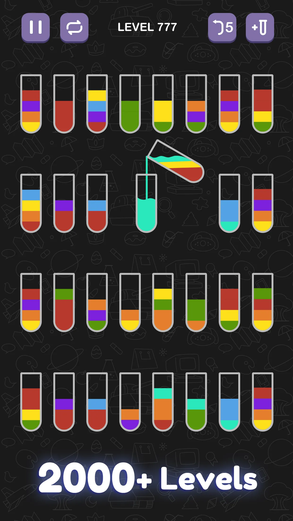 Water Sort Puzzle - Sort Color | Indus Appstore | Screenshot
