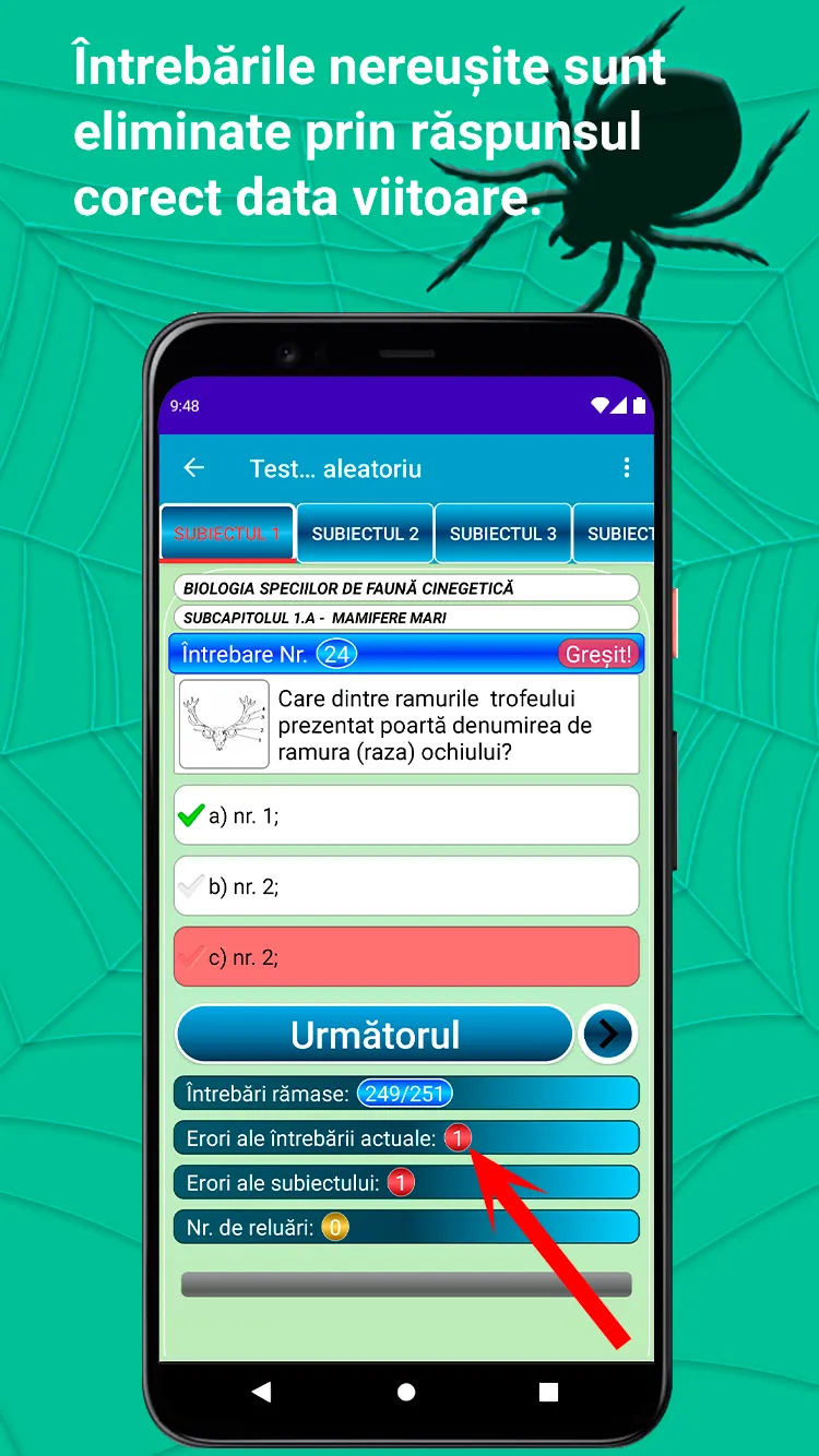 Chestionare examen de vânător | Indus Appstore | Screenshot