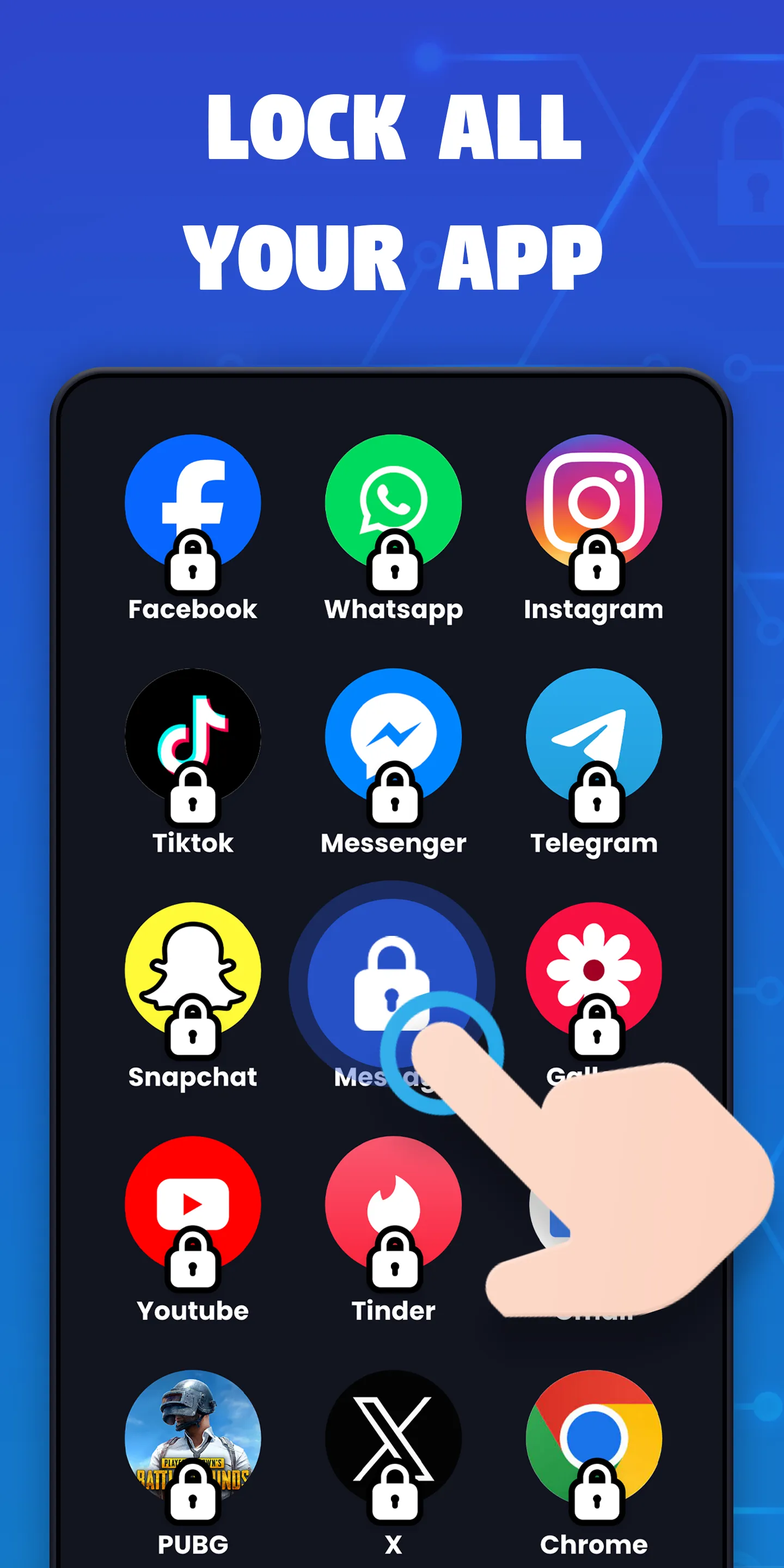 App Lock - Fingerprint Applock | Indus Appstore | Screenshot
