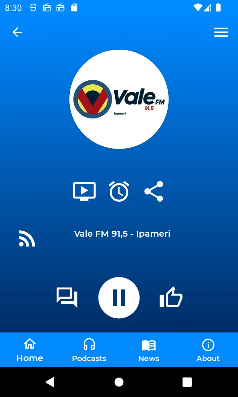 Rede Vale FM | Indus Appstore | Screenshot