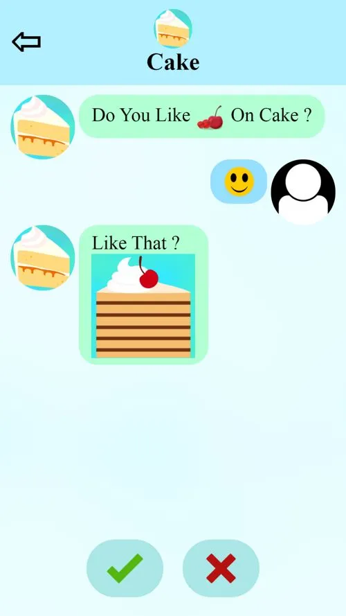 fake call and sms cake game | Indus Appstore | Screenshot