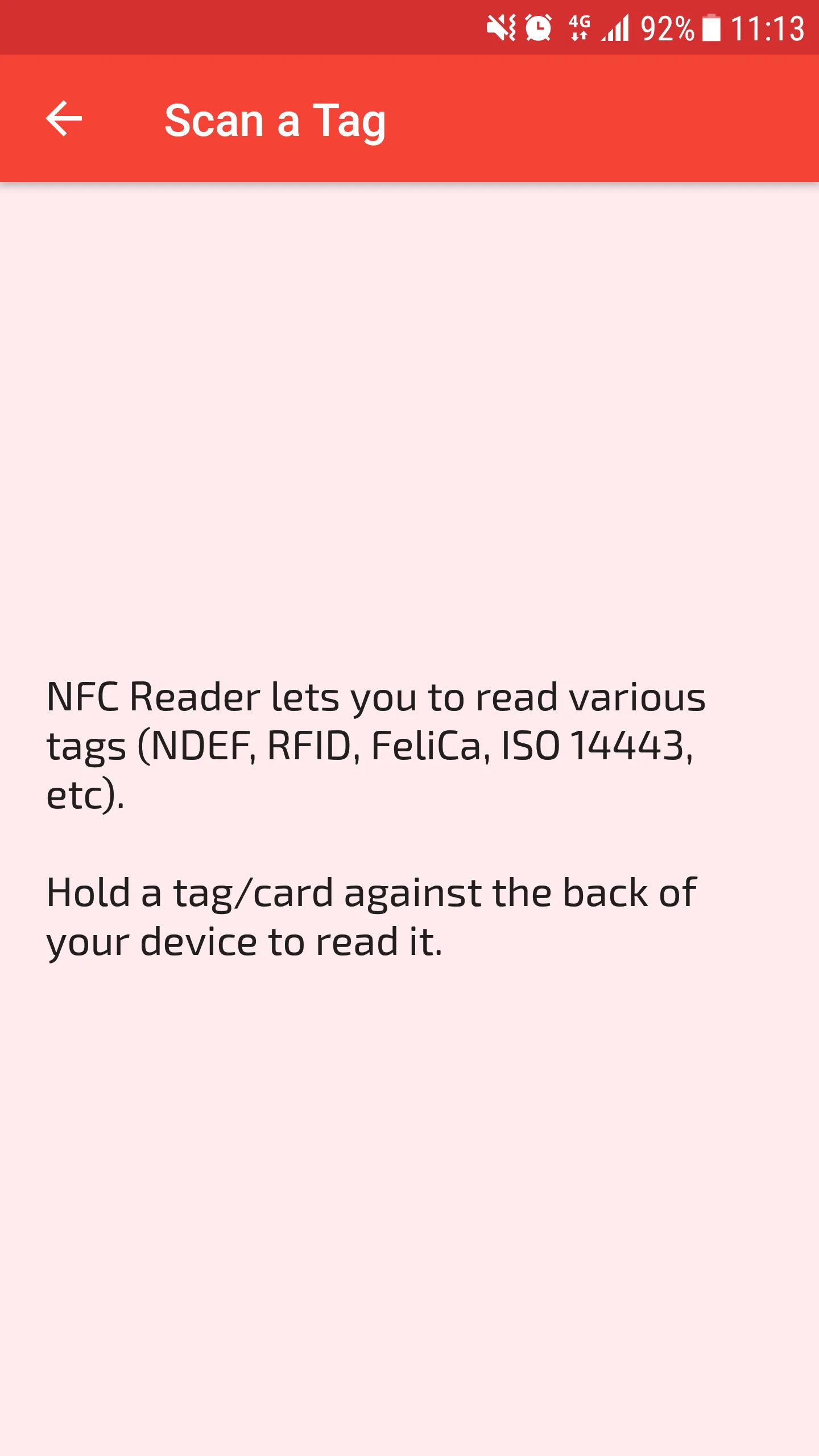 NFC Reader | Indus Appstore | Screenshot