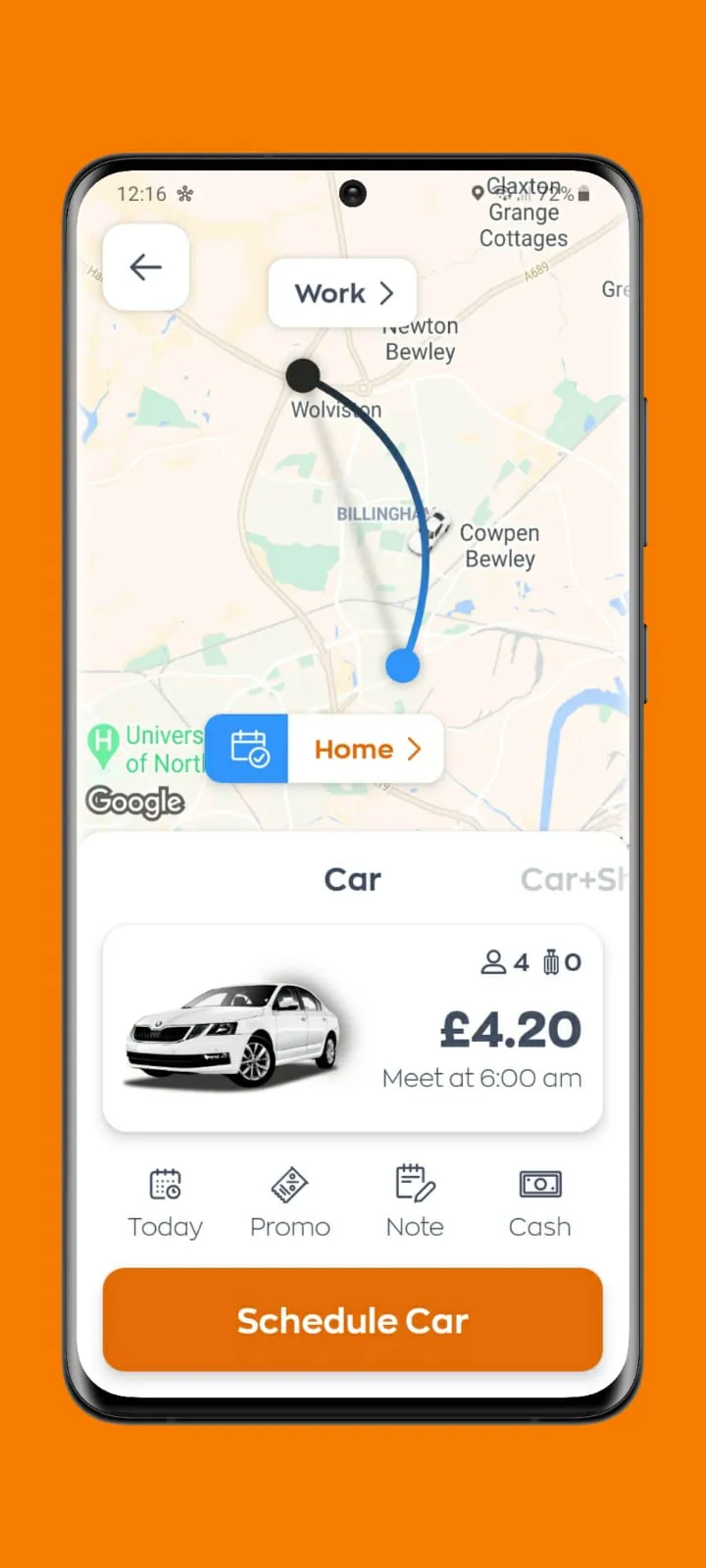 Binks Taxis | Indus Appstore | Screenshot