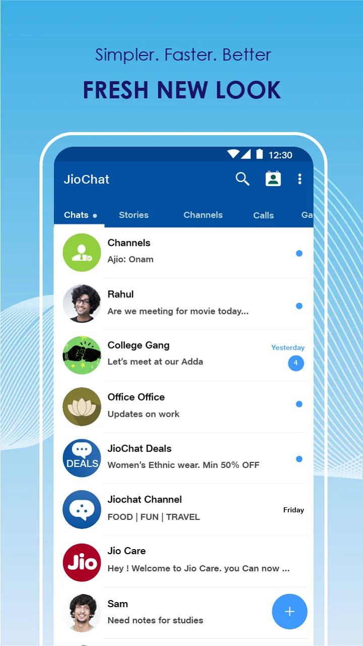 JioChat Messenger & Video Call | Indus Appstore | Screenshot