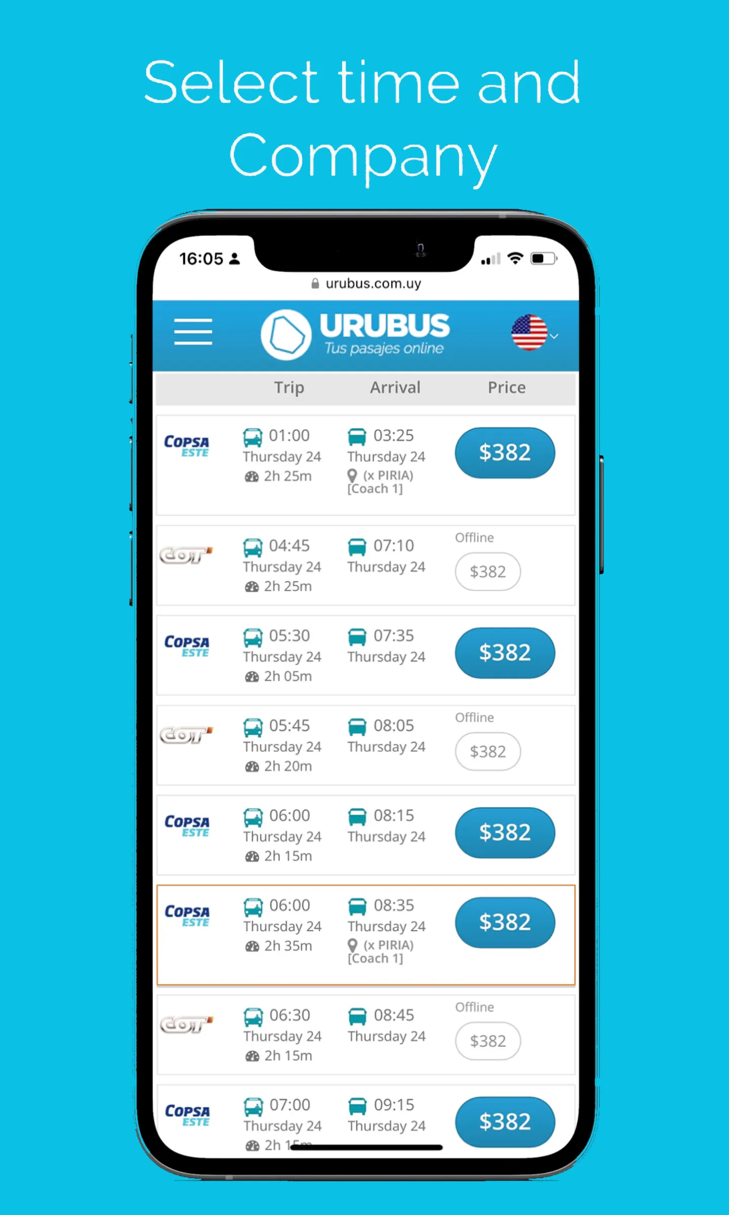 URUBUS Tickets online Uruguay | Indus Appstore | Screenshot