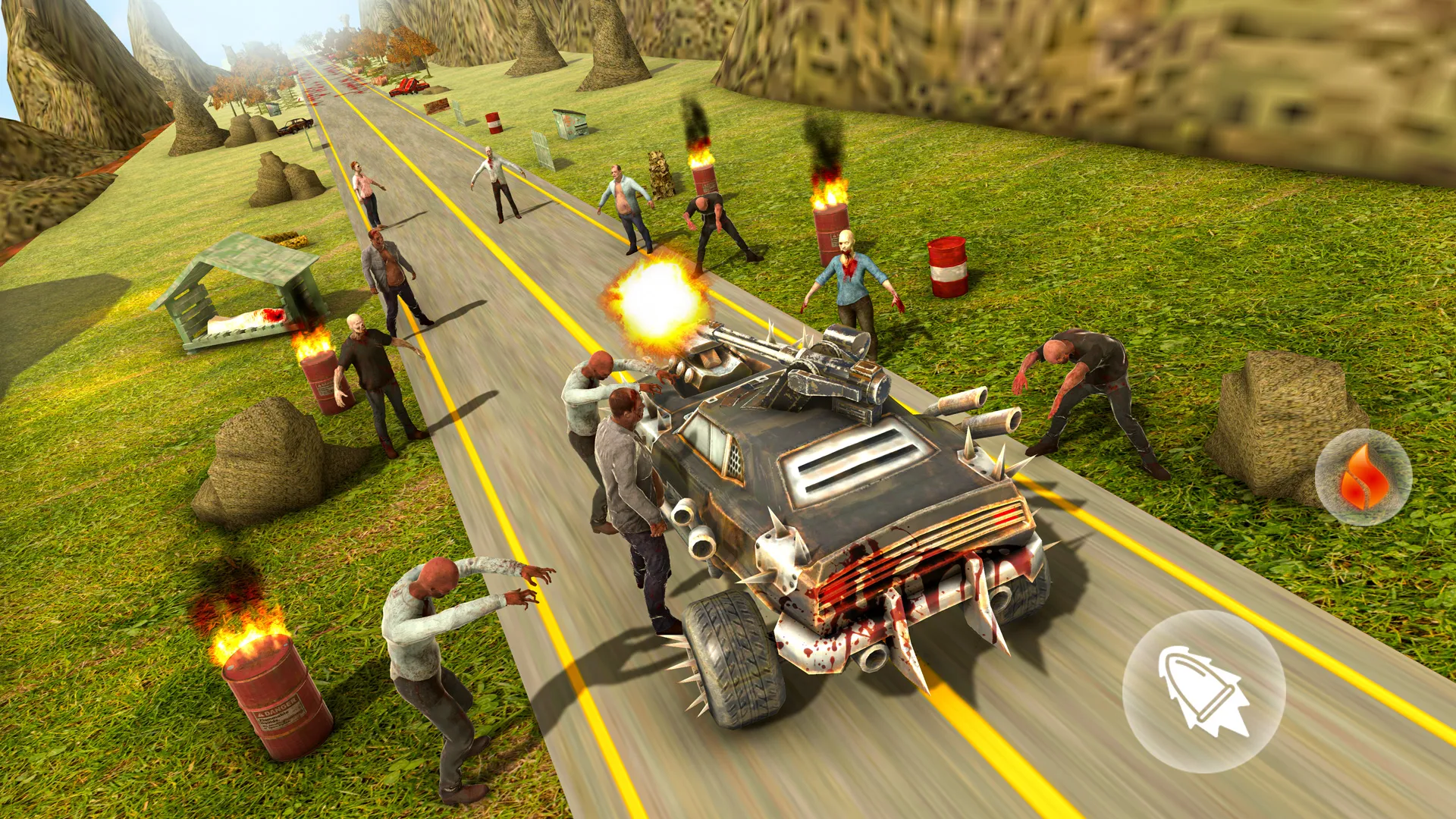 Zombie Highway Hunt Death Road | Indus Appstore | Screenshot