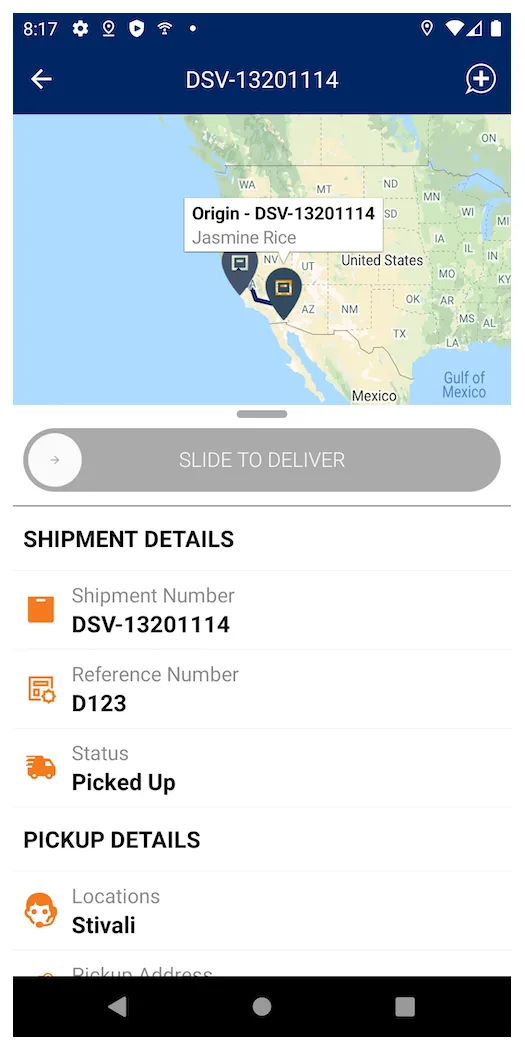 DSV DELIVERY | Indus Appstore | Screenshot