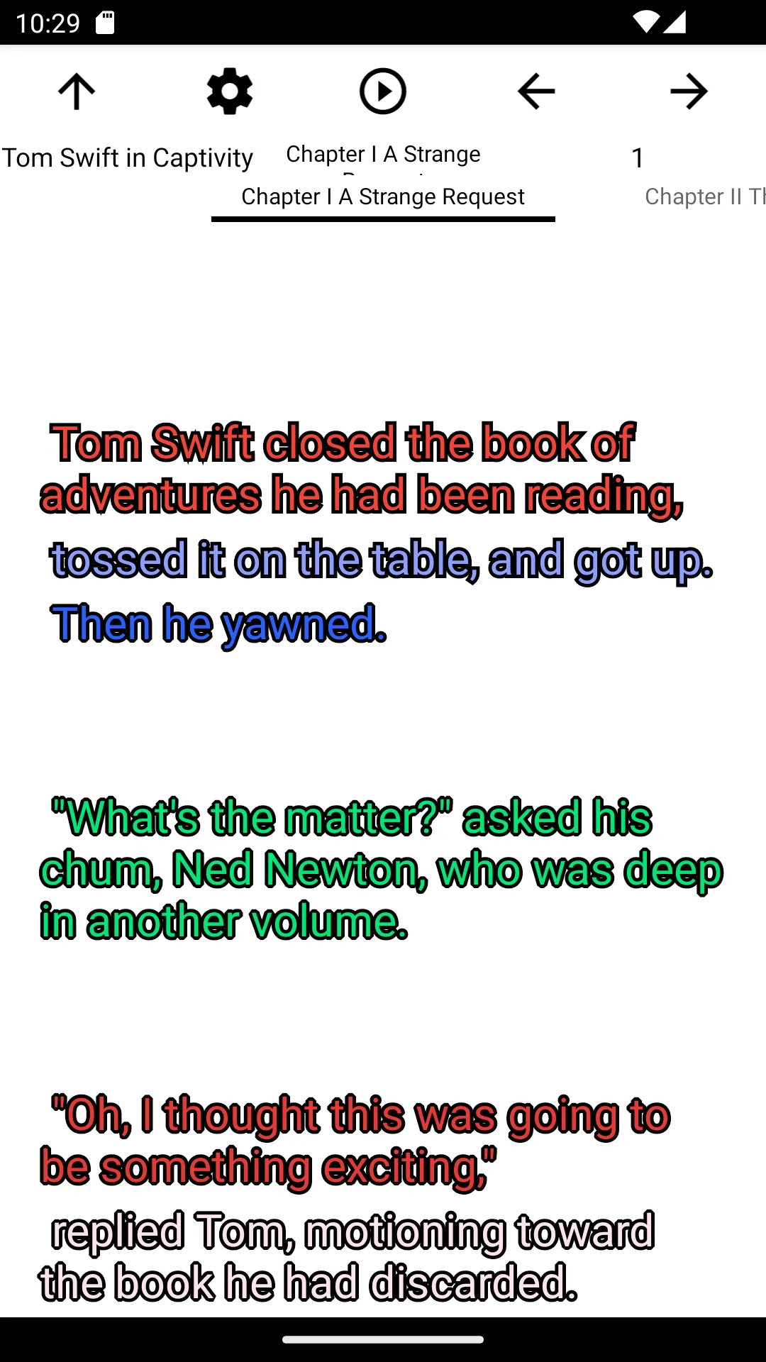 zBook: Tom Swift in Captivity | Indus Appstore | Screenshot