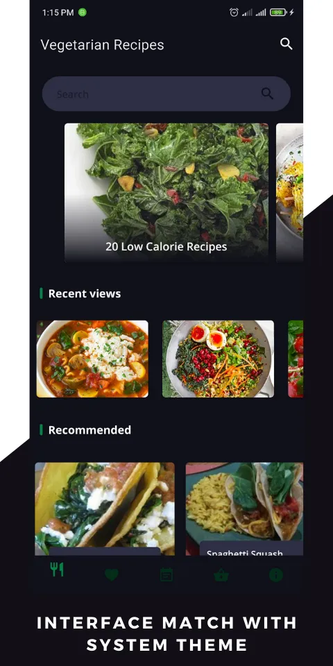 Healthy Vegetarian Recipes | Indus Appstore | Screenshot