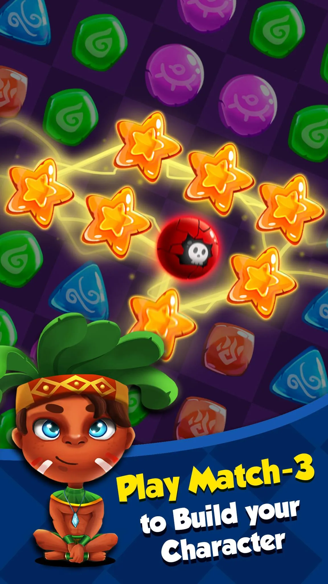 Jewels Island - Match 3 Puzzle | Indus Appstore | Screenshot