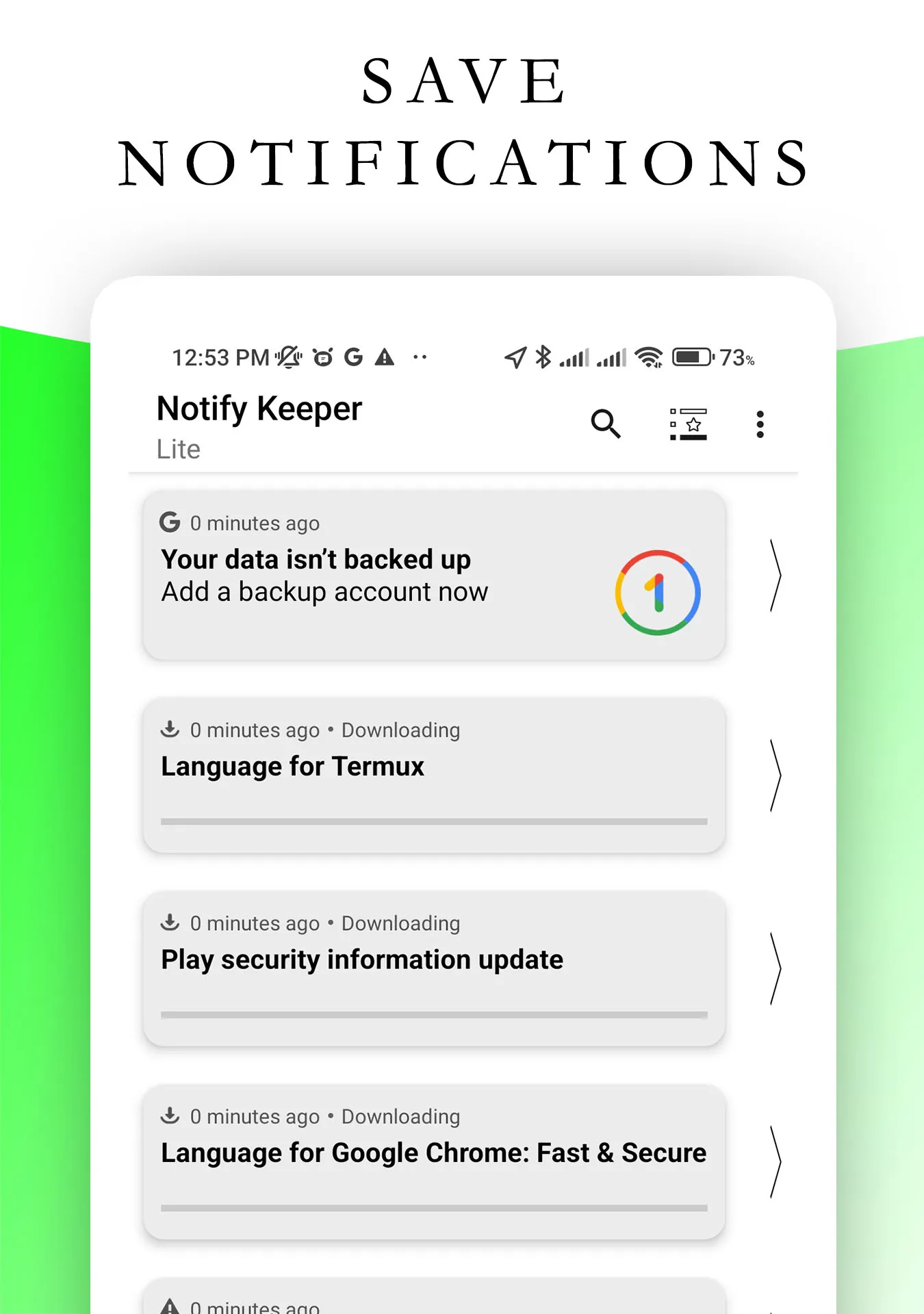 Notify Keeper | Indus Appstore | Screenshot