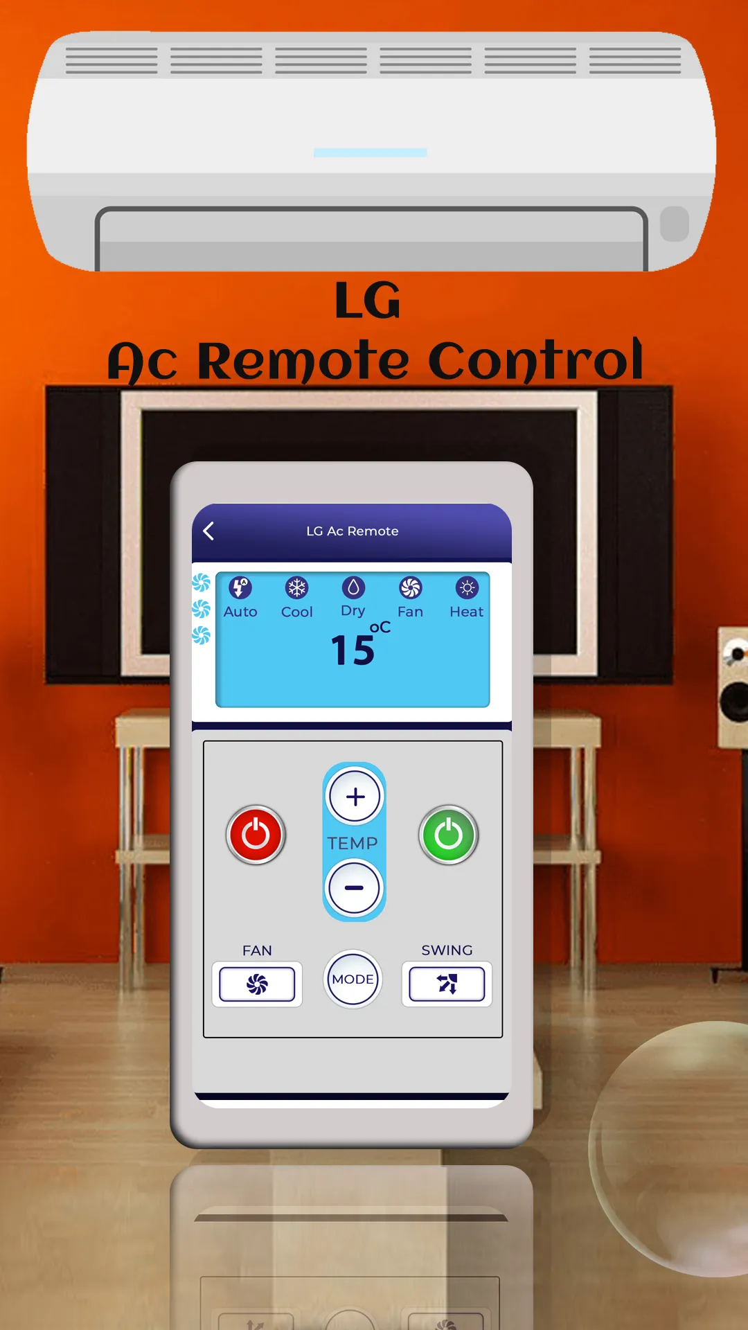 AC Remote Control For LG | Indus Appstore | Screenshot