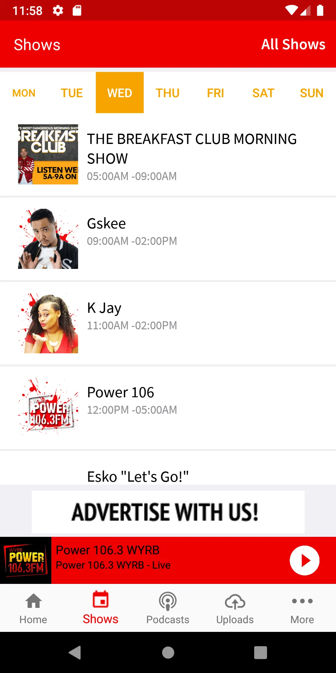 POWER 106 WYRB | Indus Appstore | Screenshot