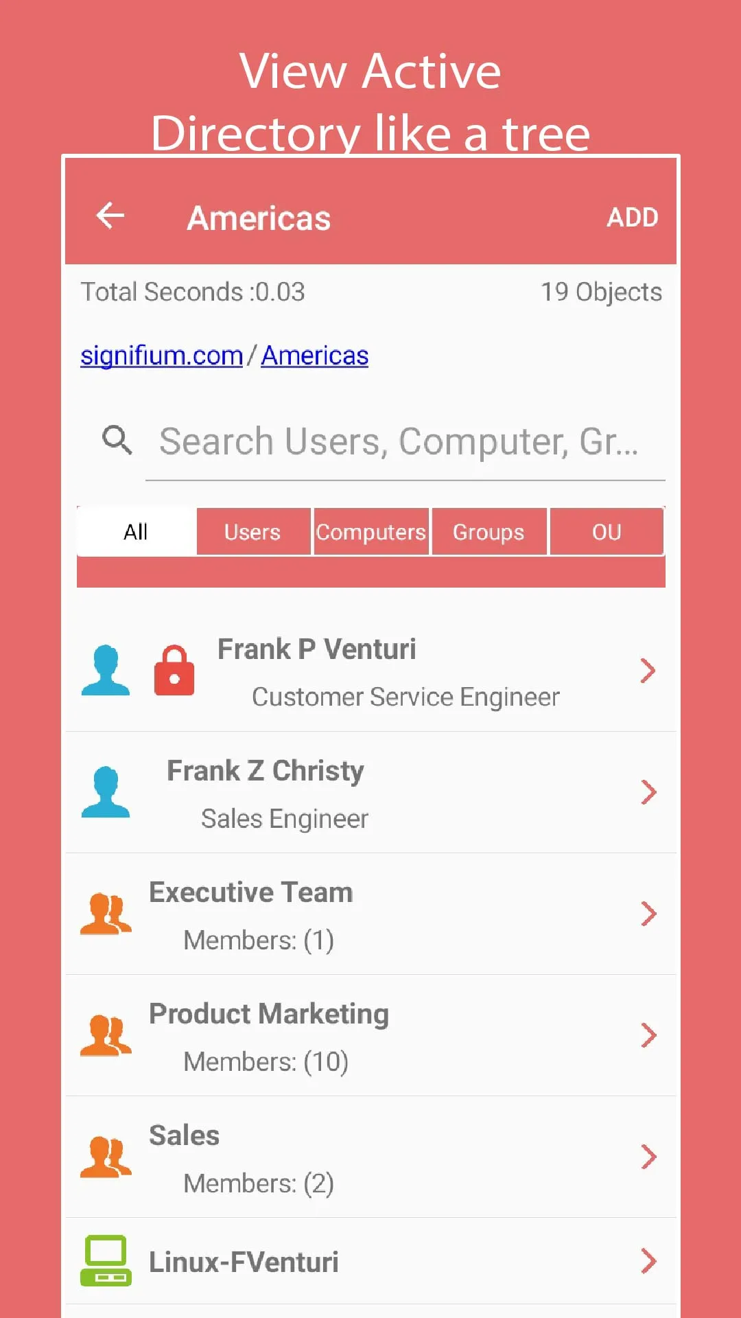 ADSignify - Active Directory t | Indus Appstore | Screenshot