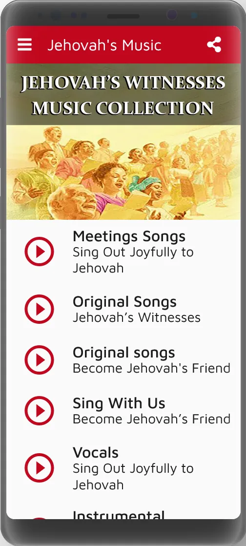 Music Jehovah's Witnesses | Indus Appstore | Screenshot