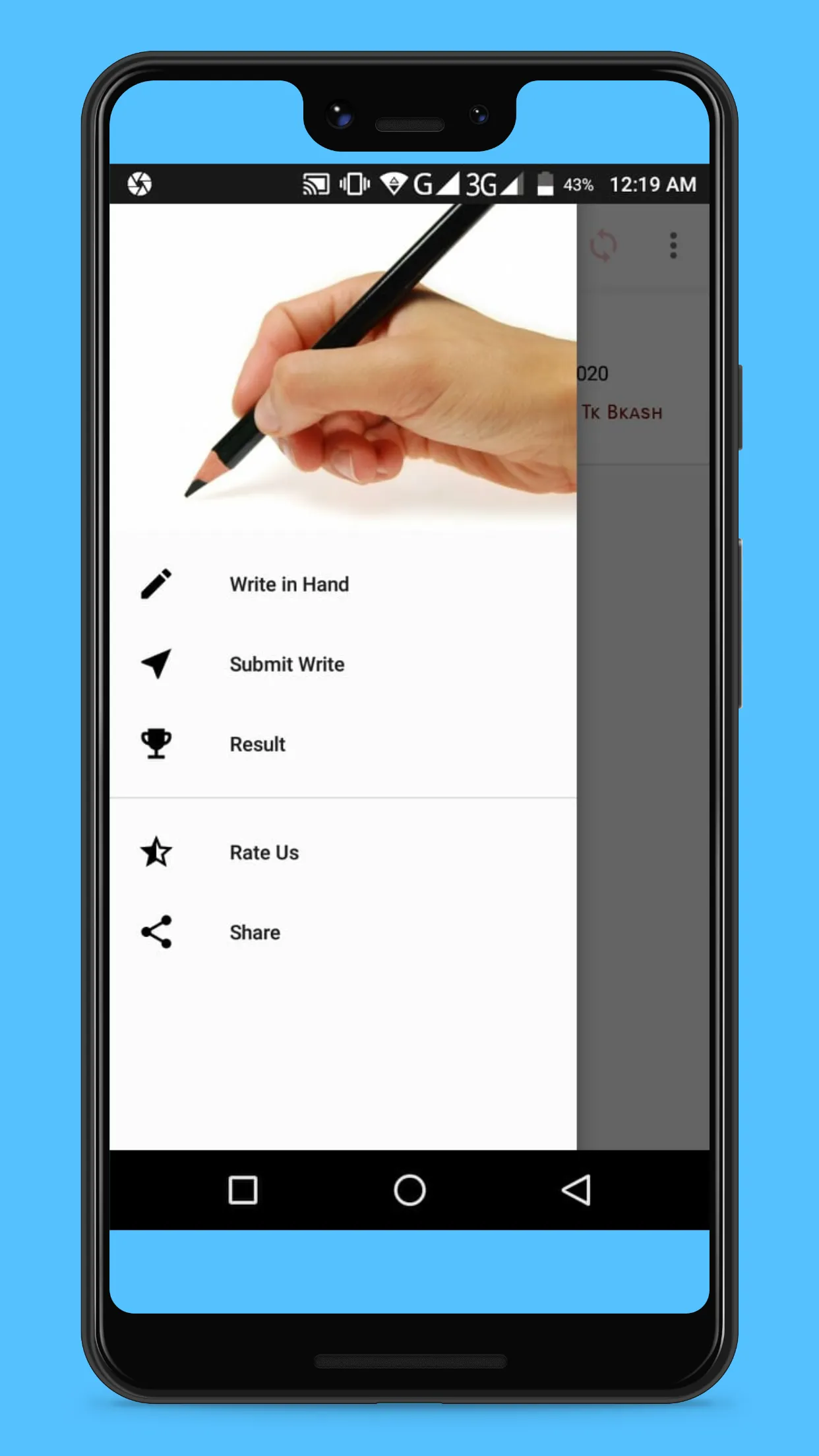 Hand Writing Competition | Indus Appstore | Screenshot