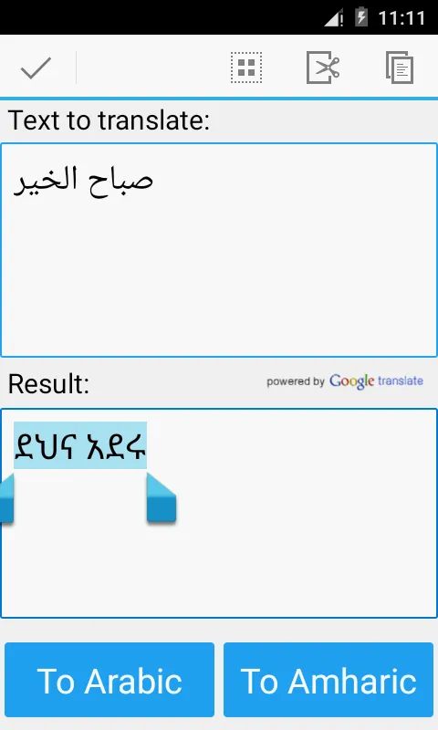 Amharic Arabic Translator | Indus Appstore | Screenshot