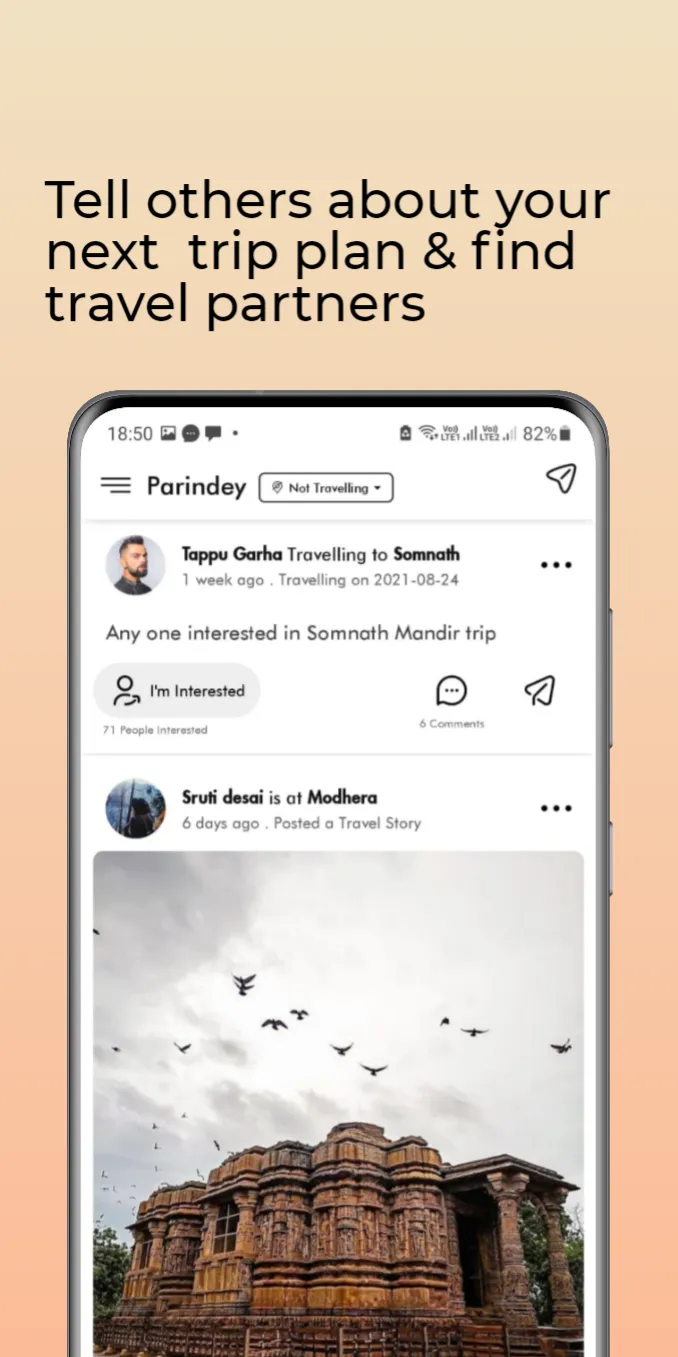 Parindey - Find Travel Partner | Indus Appstore | Screenshot