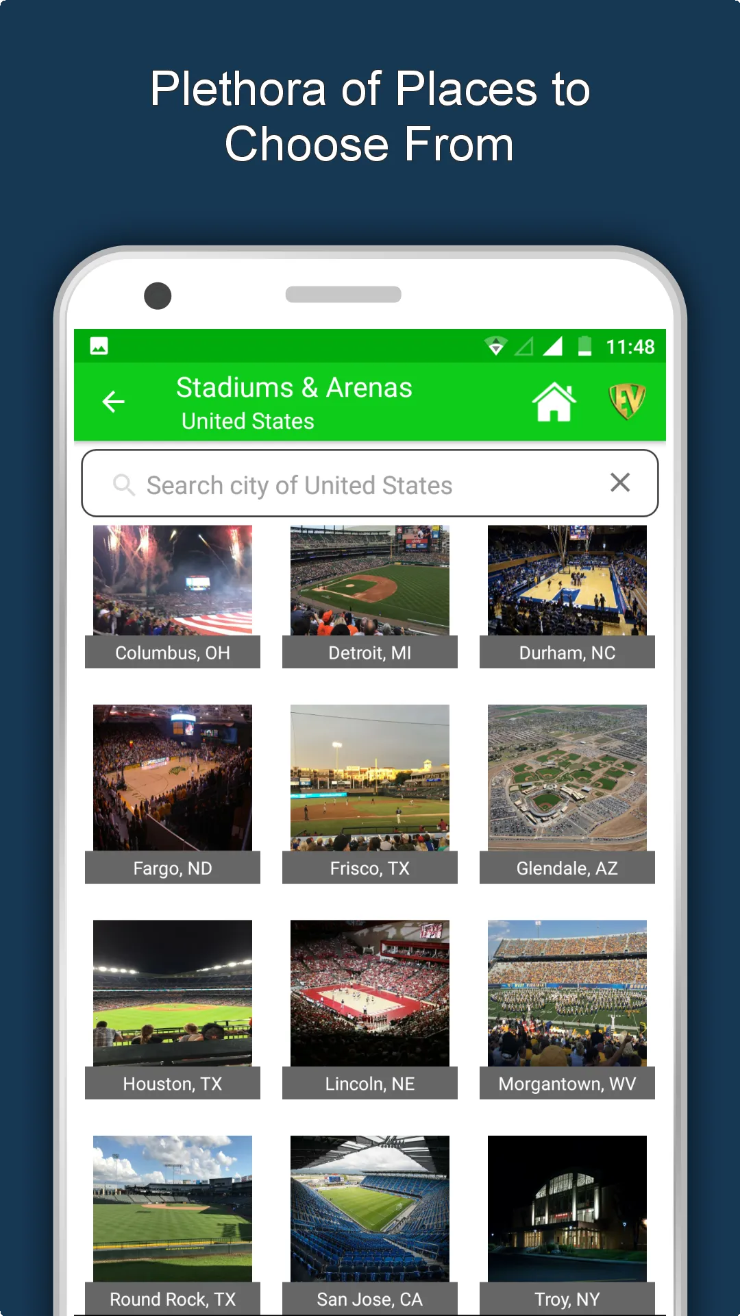 World Famous Stadiums Travel & | Indus Appstore | Screenshot