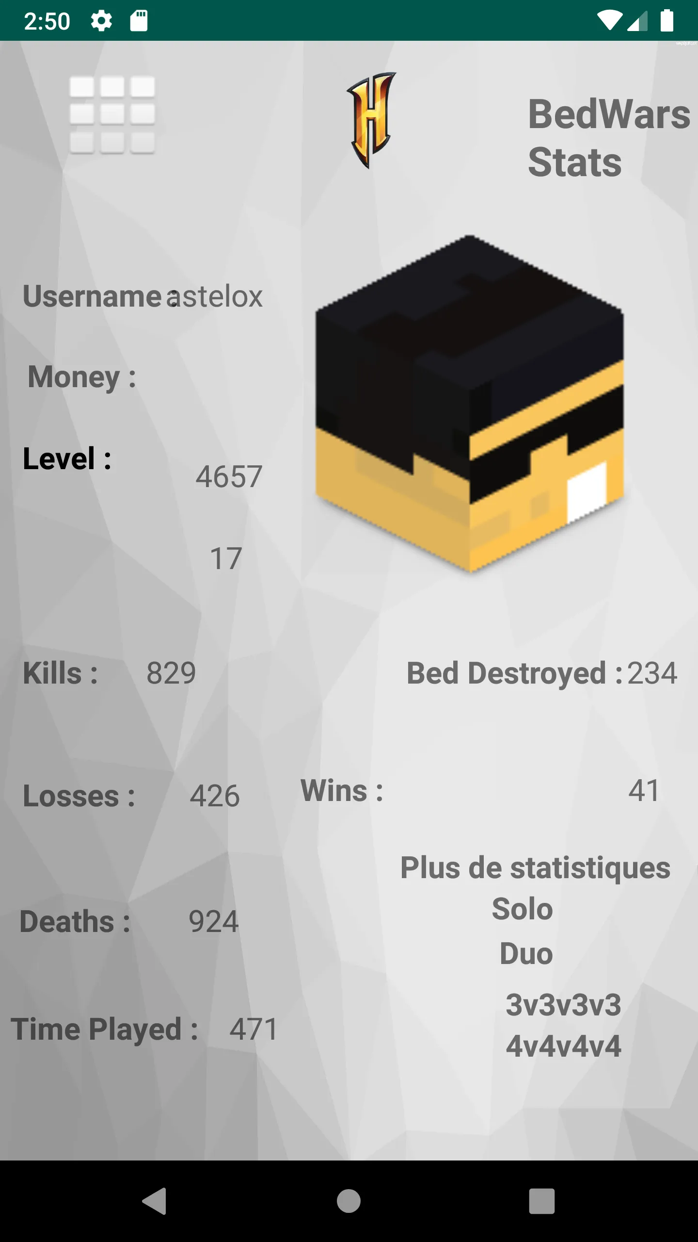 HypixelStats | Indus Appstore | Screenshot