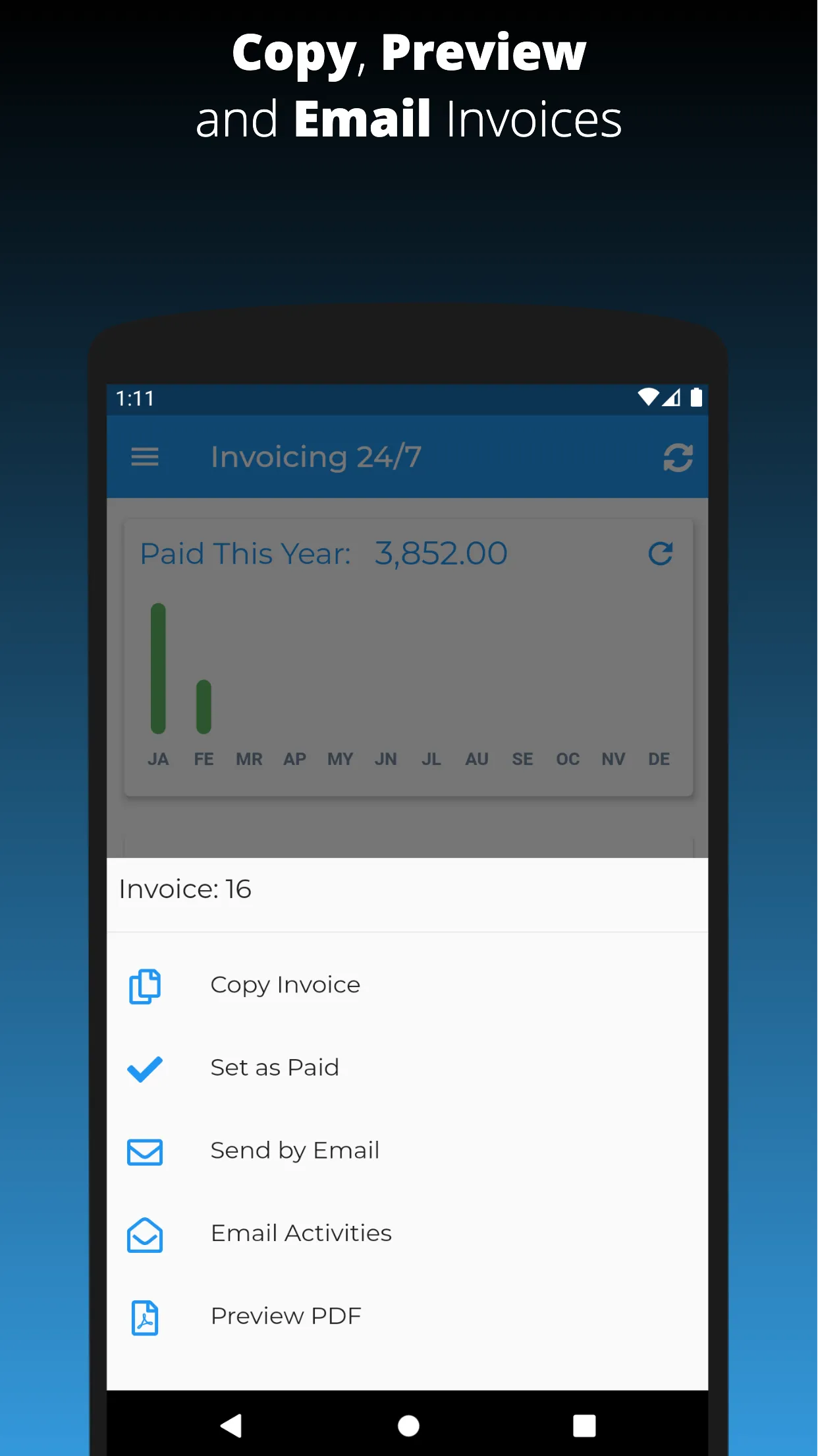 Invoicing 24/7 | Indus Appstore | Screenshot