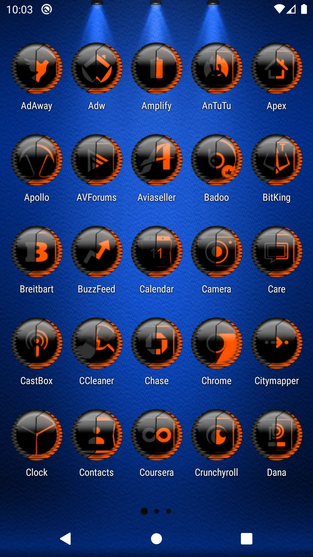 Orange Icon Pack Style 8 | Indus Appstore | Screenshot