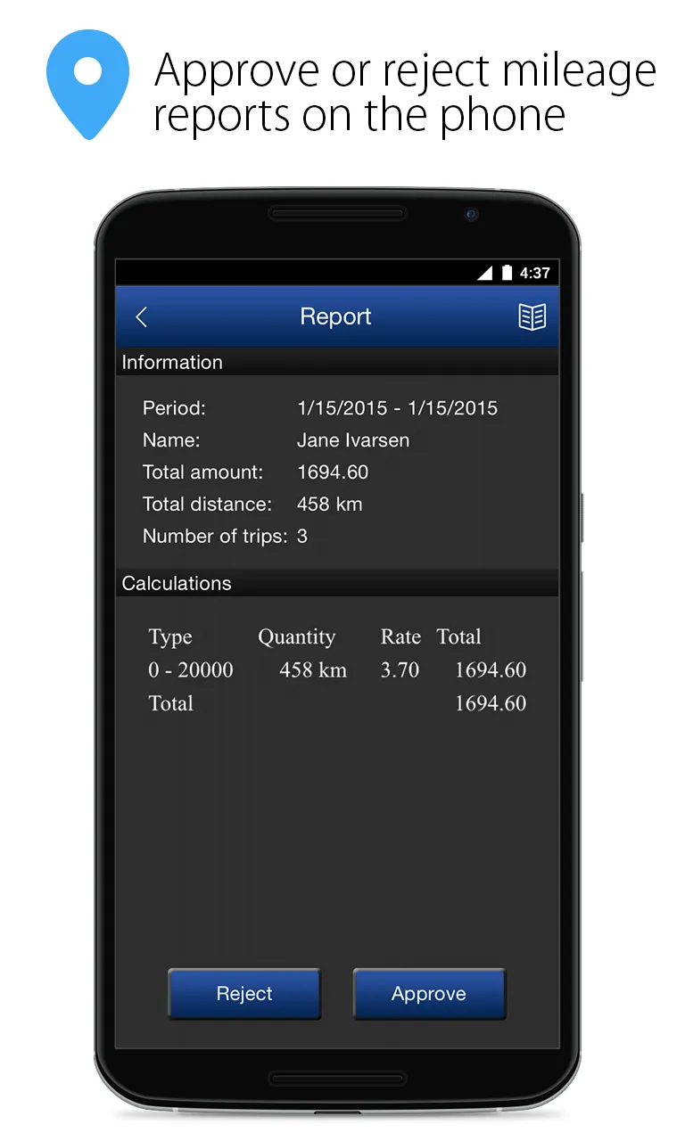 Mileage Book Approval | Indus Appstore | Screenshot