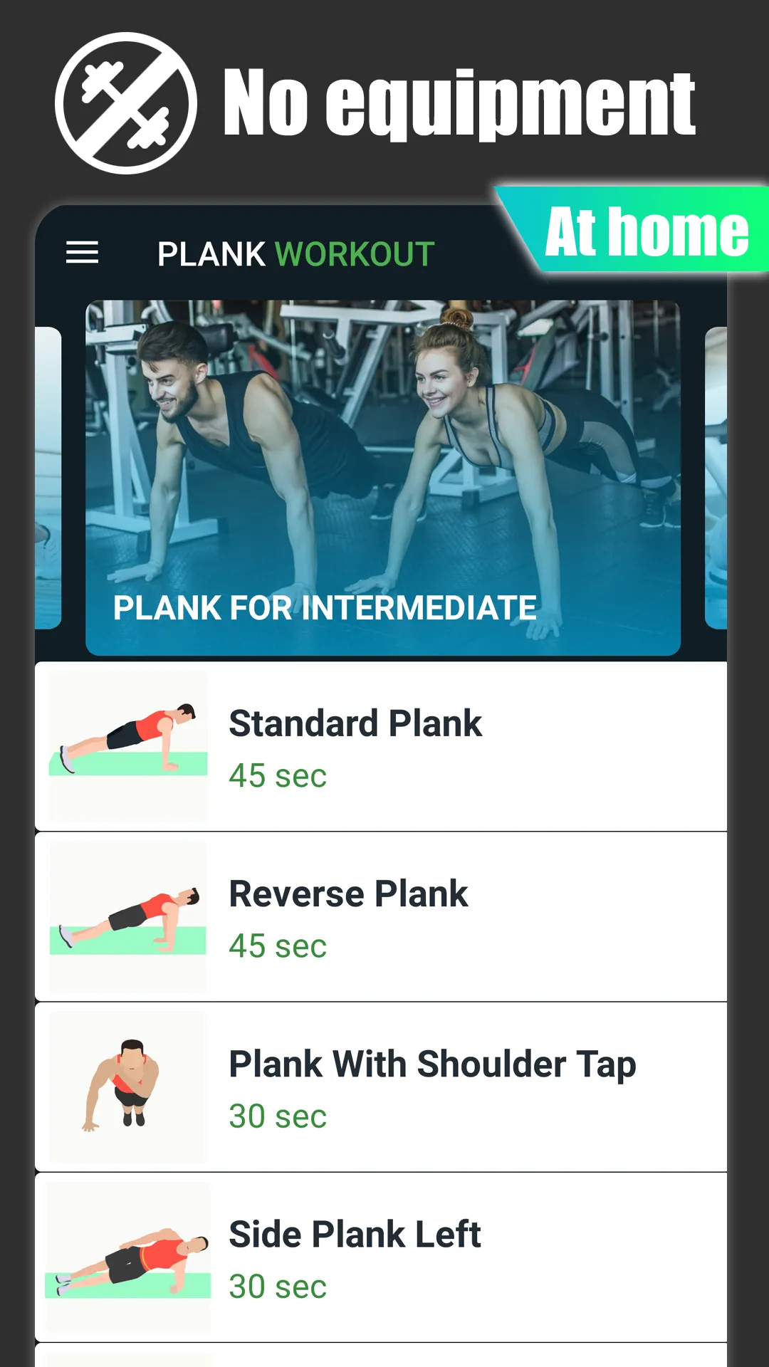 Plank Workout for Weight Loss | Indus Appstore | Screenshot