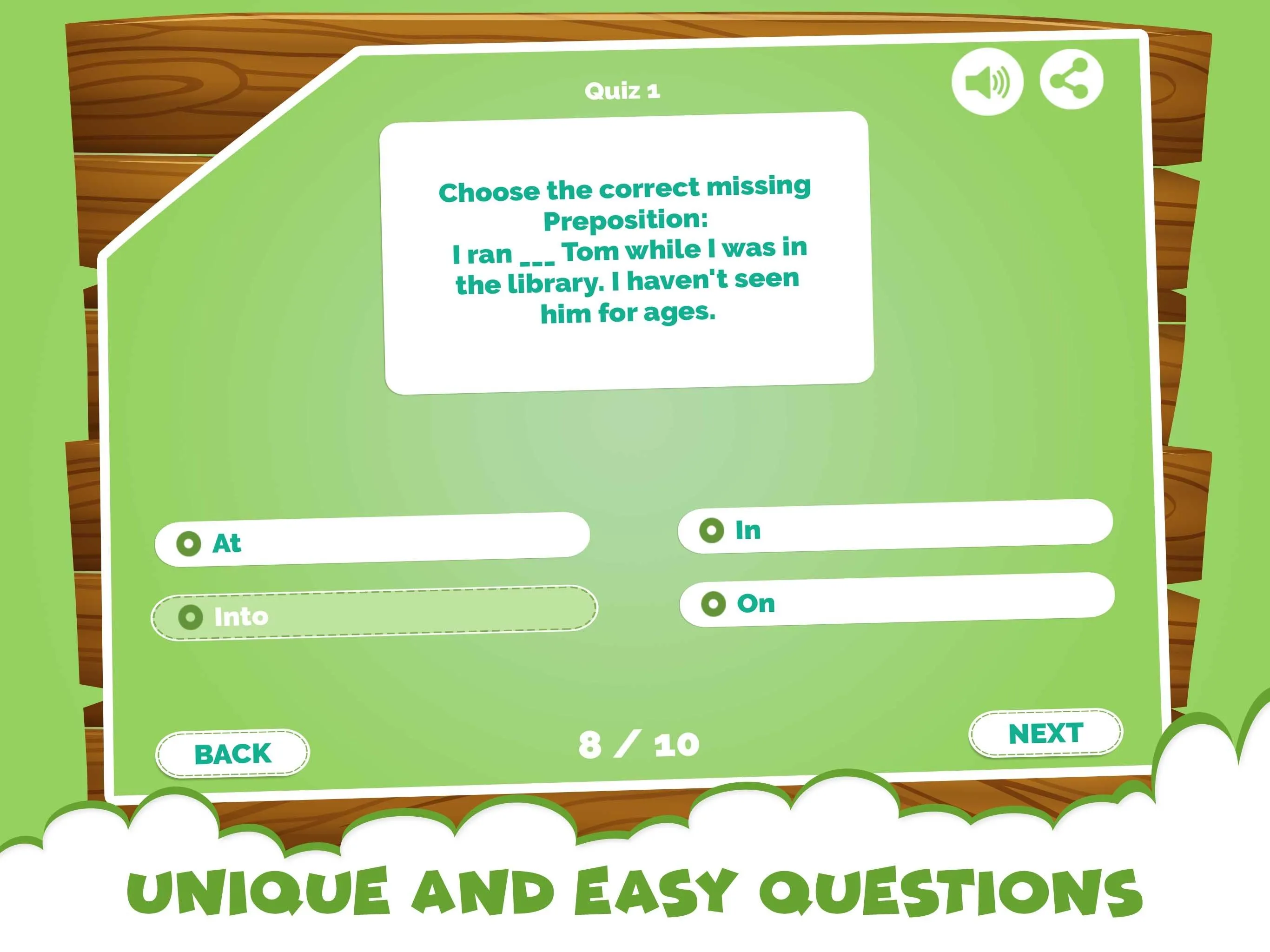 Learning Prepositions Quiz App | Indus Appstore | Screenshot