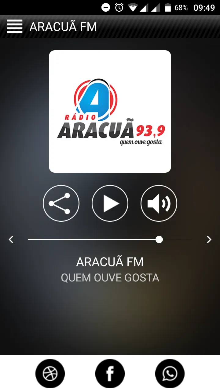 Aracuã FM 93,9 MHz | Indus Appstore | Screenshot