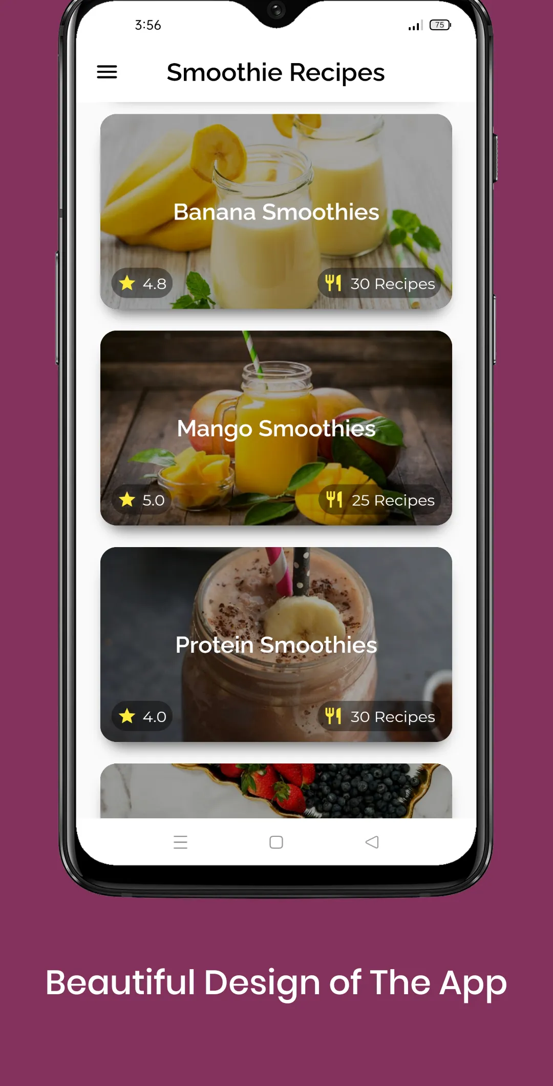 Smoothie Recipes (Offline) | Indus Appstore | Screenshot