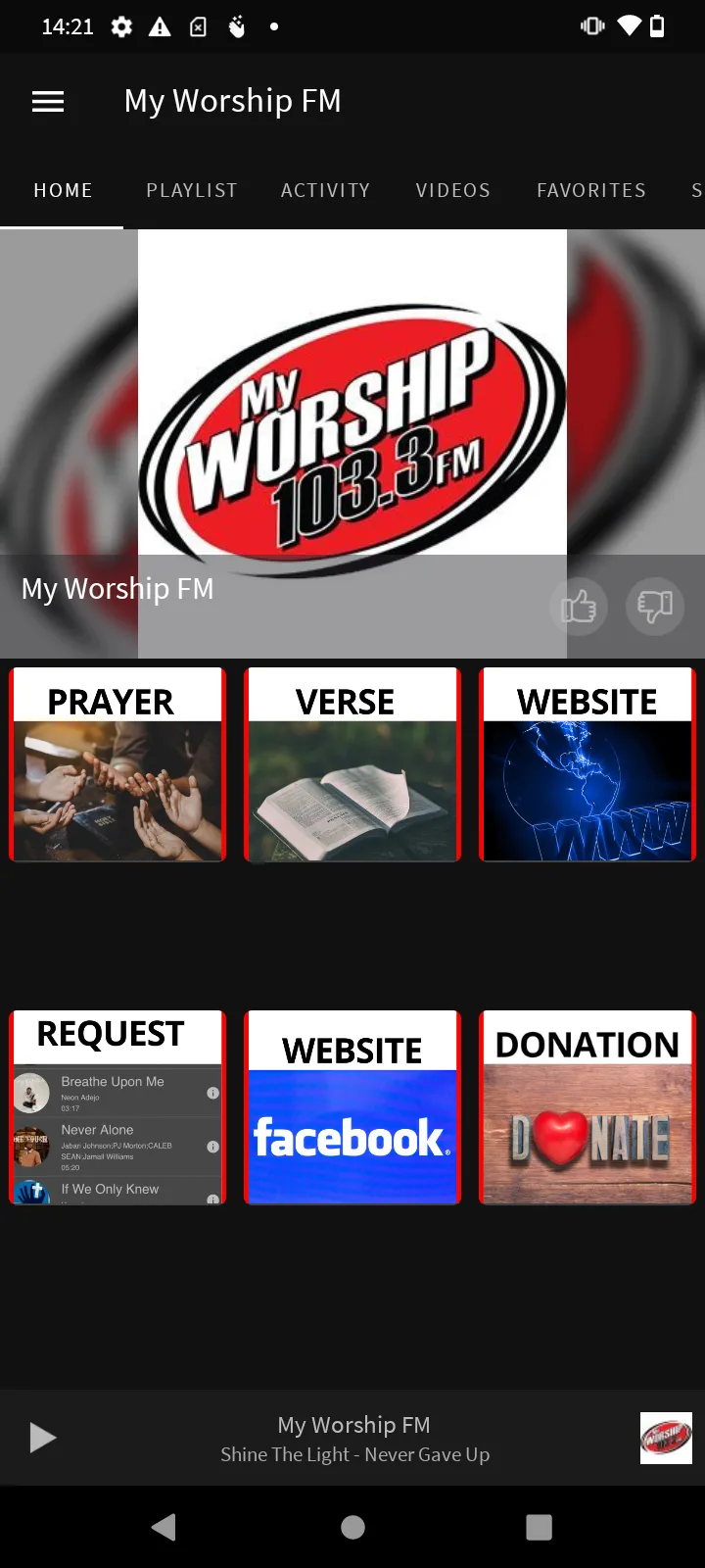 My Worship FM | Indus Appstore | Screenshot