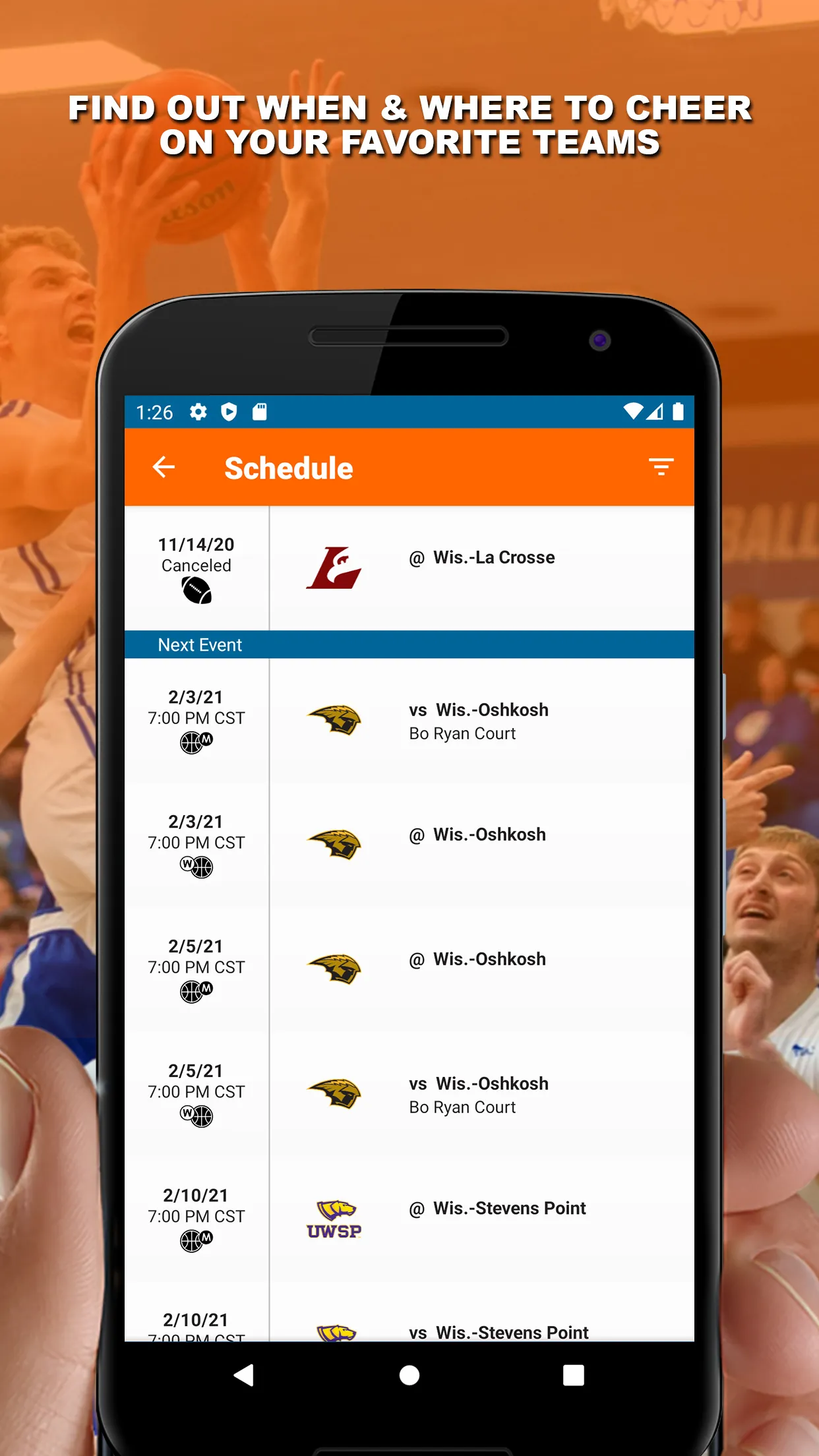 Pioneer Athletics Gameday | Indus Appstore | Screenshot