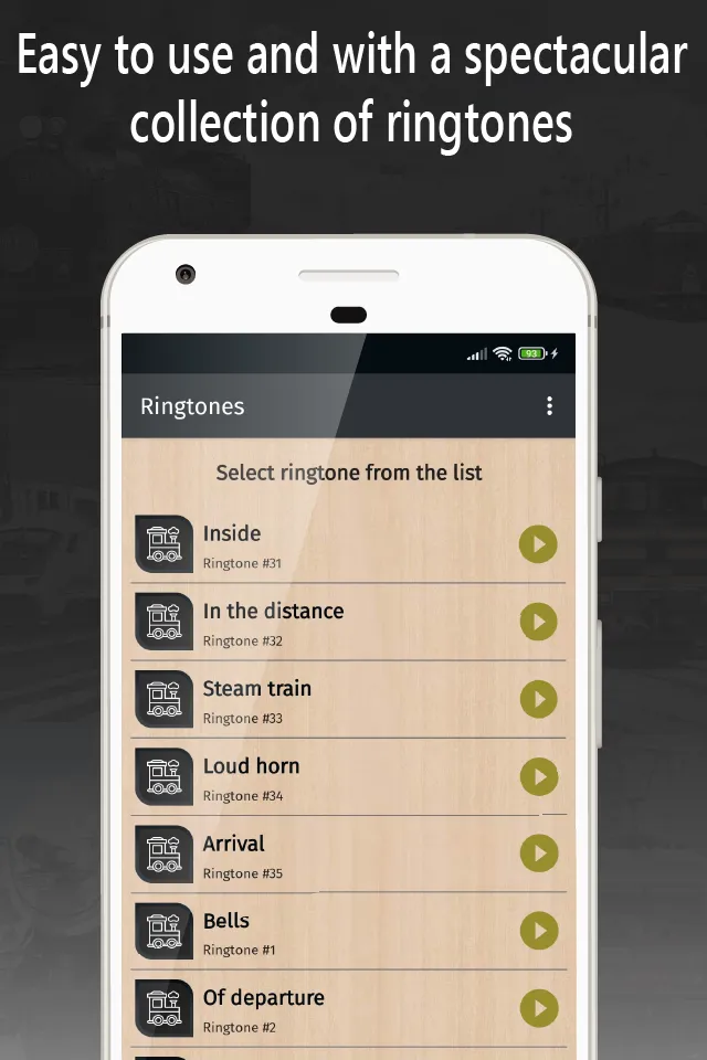 train ringtones for phone | Indus Appstore | Screenshot