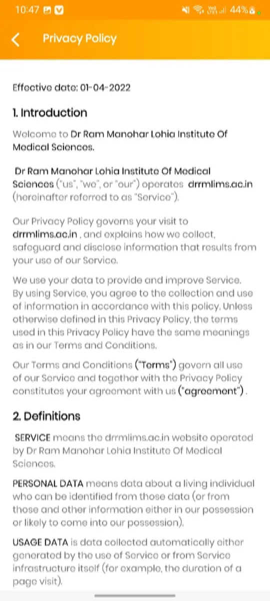 RML Patient App | Indus Appstore | Screenshot