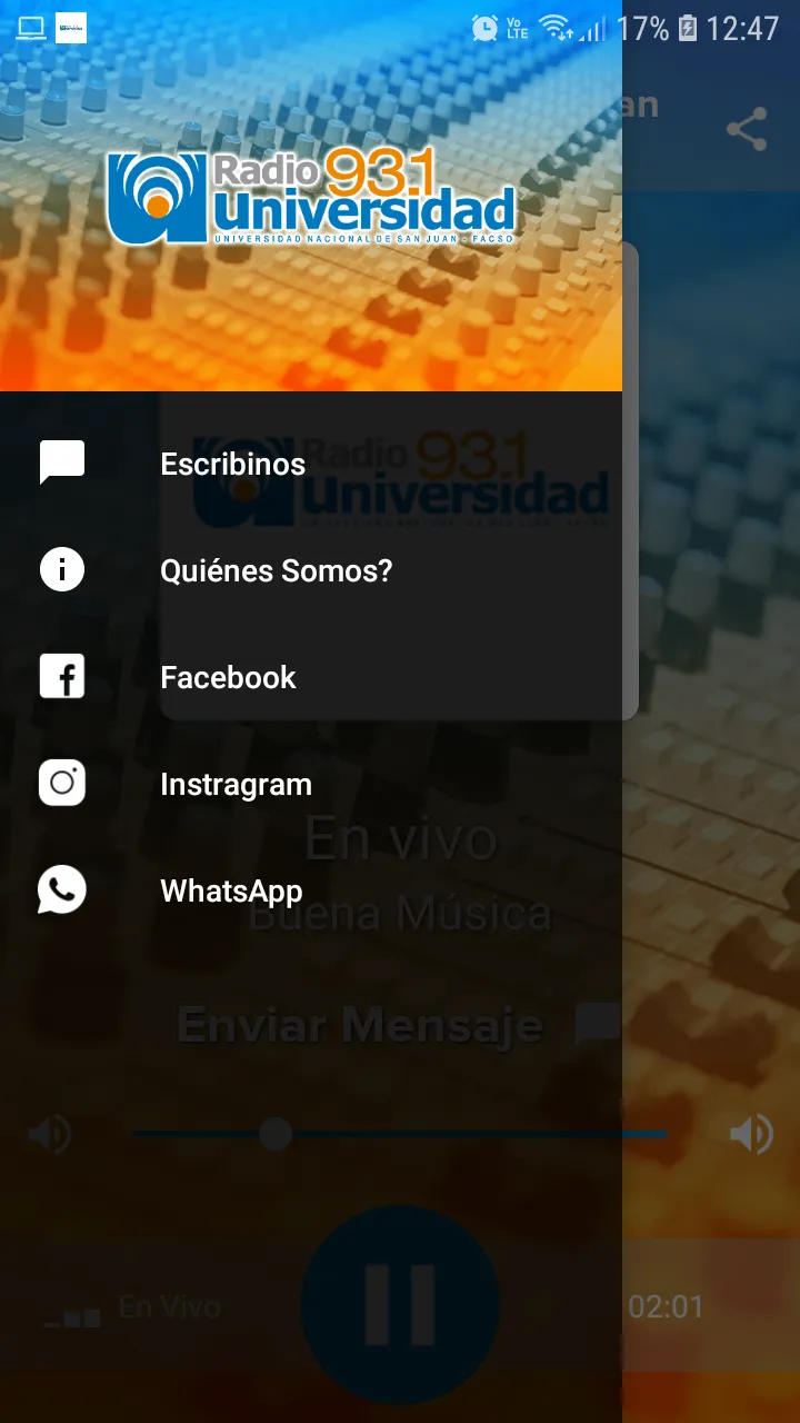 Radio Universidad de San Juan | Indus Appstore | Screenshot