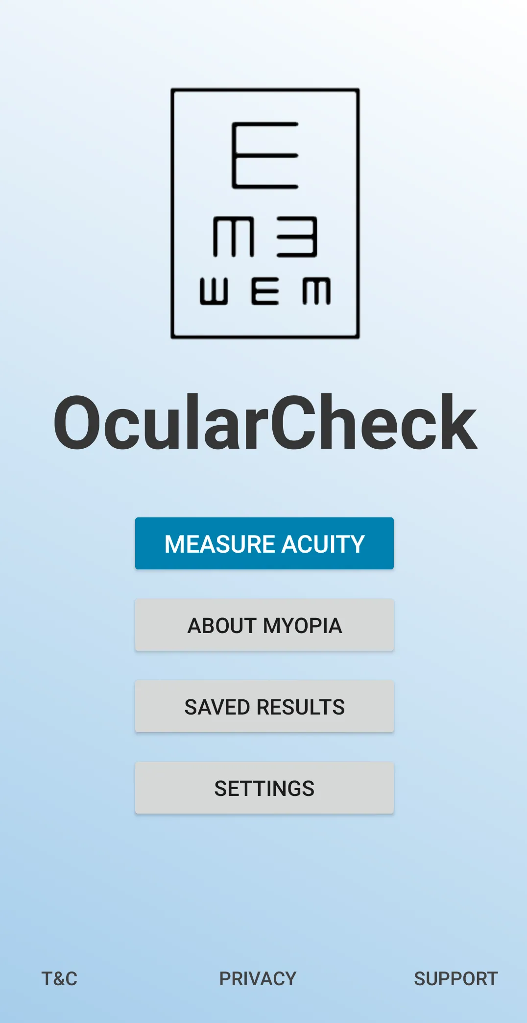 OcularCheck: Acuity Exam | Indus Appstore | Screenshot