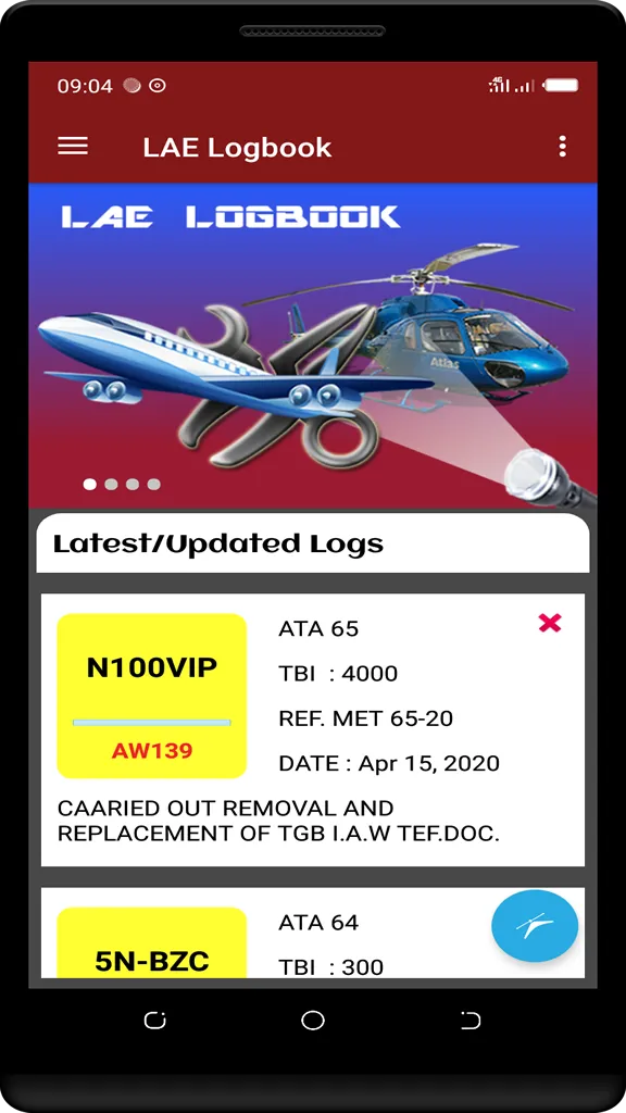 LAE Logbook | Indus Appstore | Screenshot