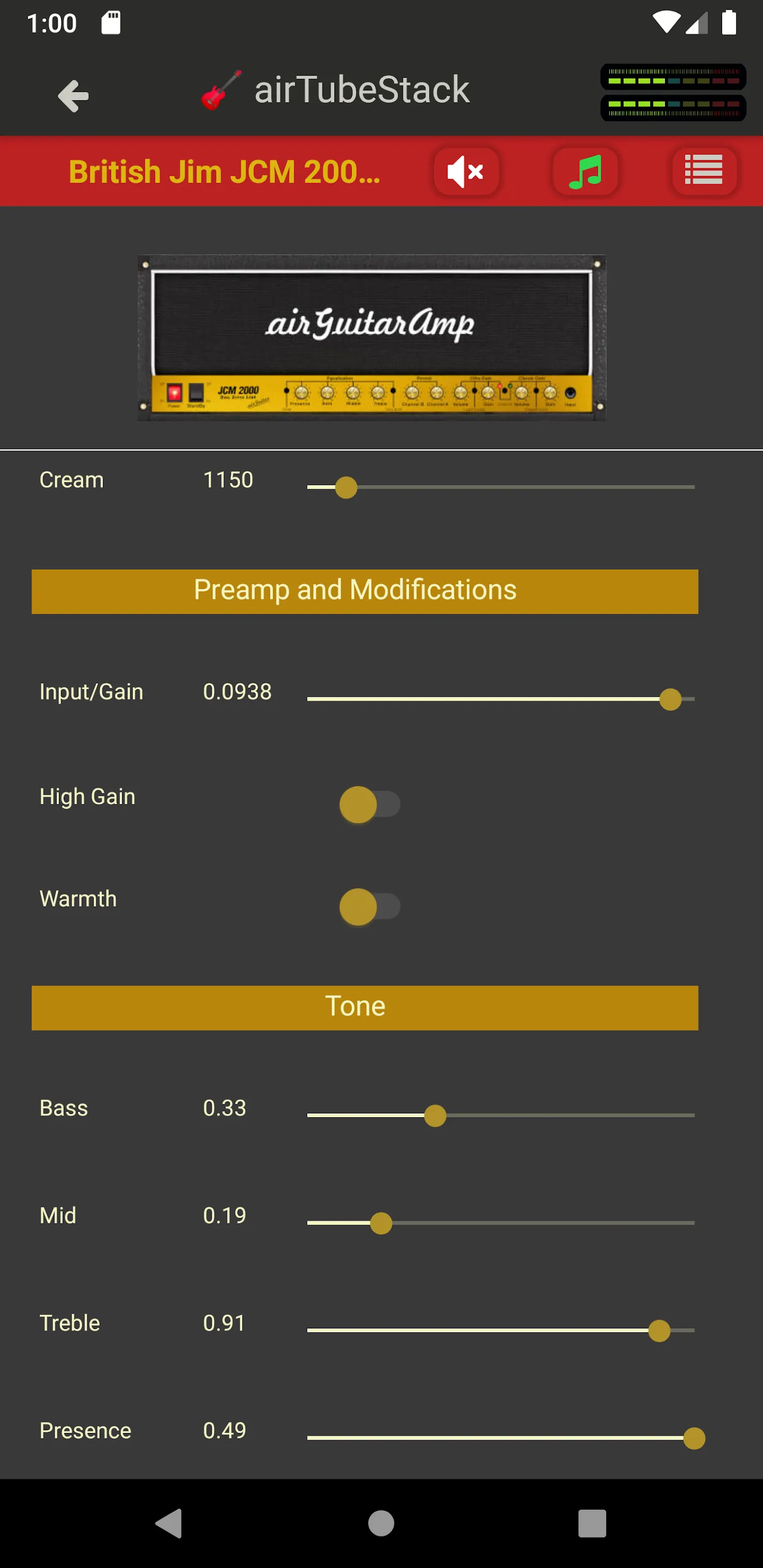 Guitar Amps  Cabinets  Effects | Indus Appstore | Screenshot