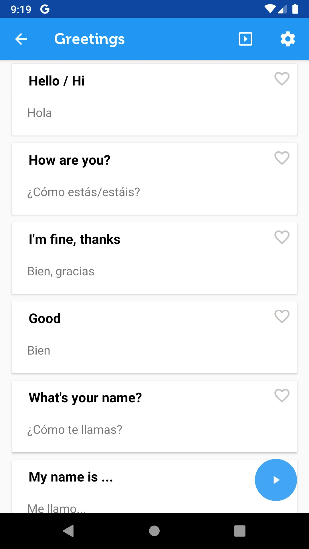 Learn Spanish Phrasebook | Indus Appstore | Screenshot