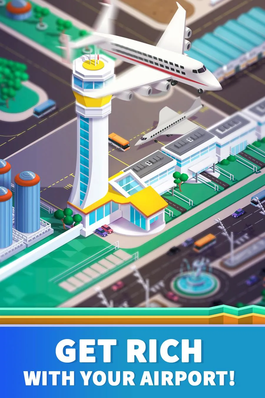 Idle Airport Tycoon - Planes | Indus Appstore | Screenshot