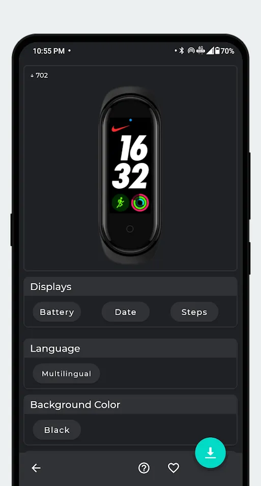 Mi Band 5 Watch Faces | Indus Appstore | Screenshot