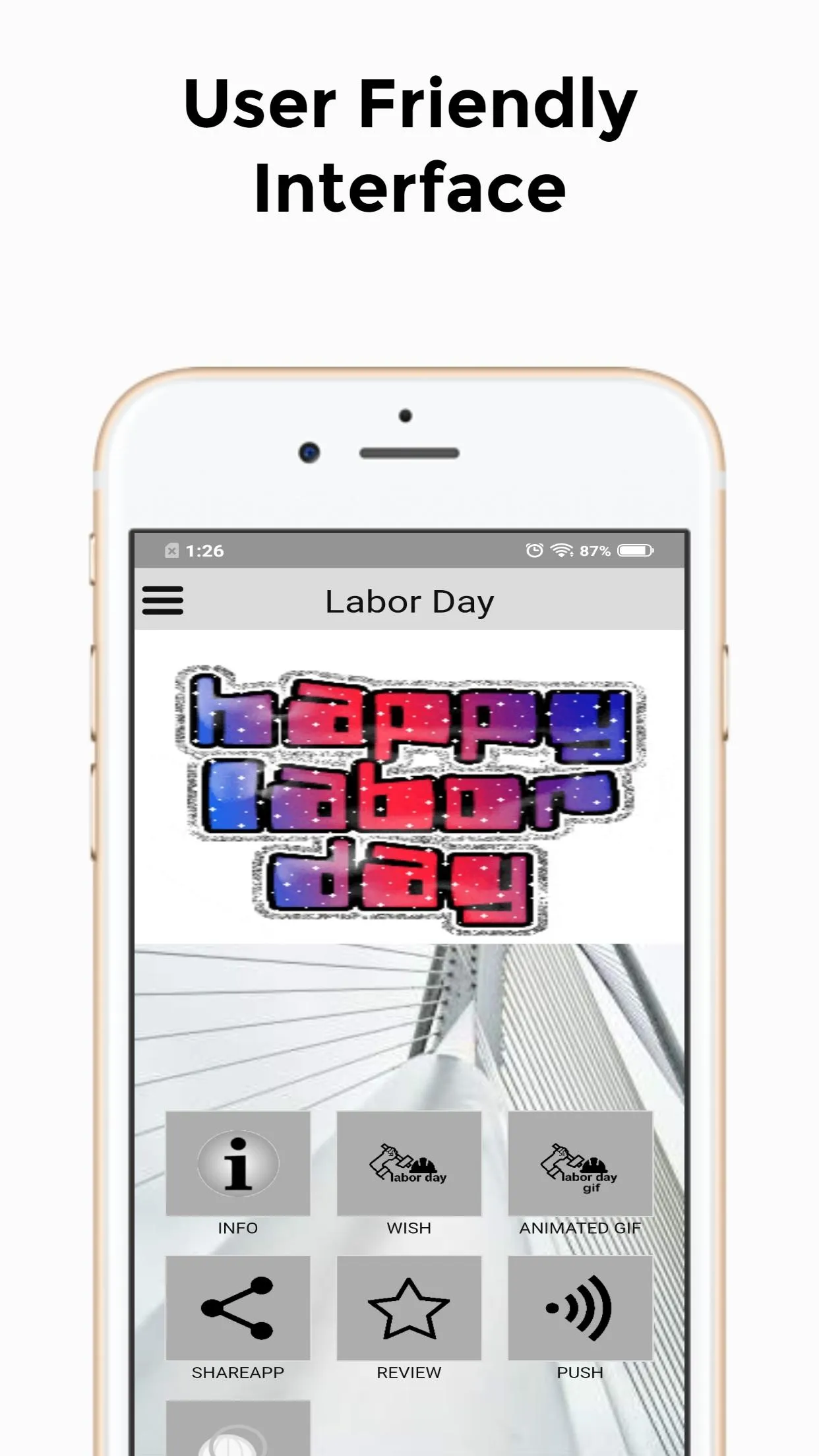 Greeting Card Labor Day Wishes | Indus Appstore | Screenshot